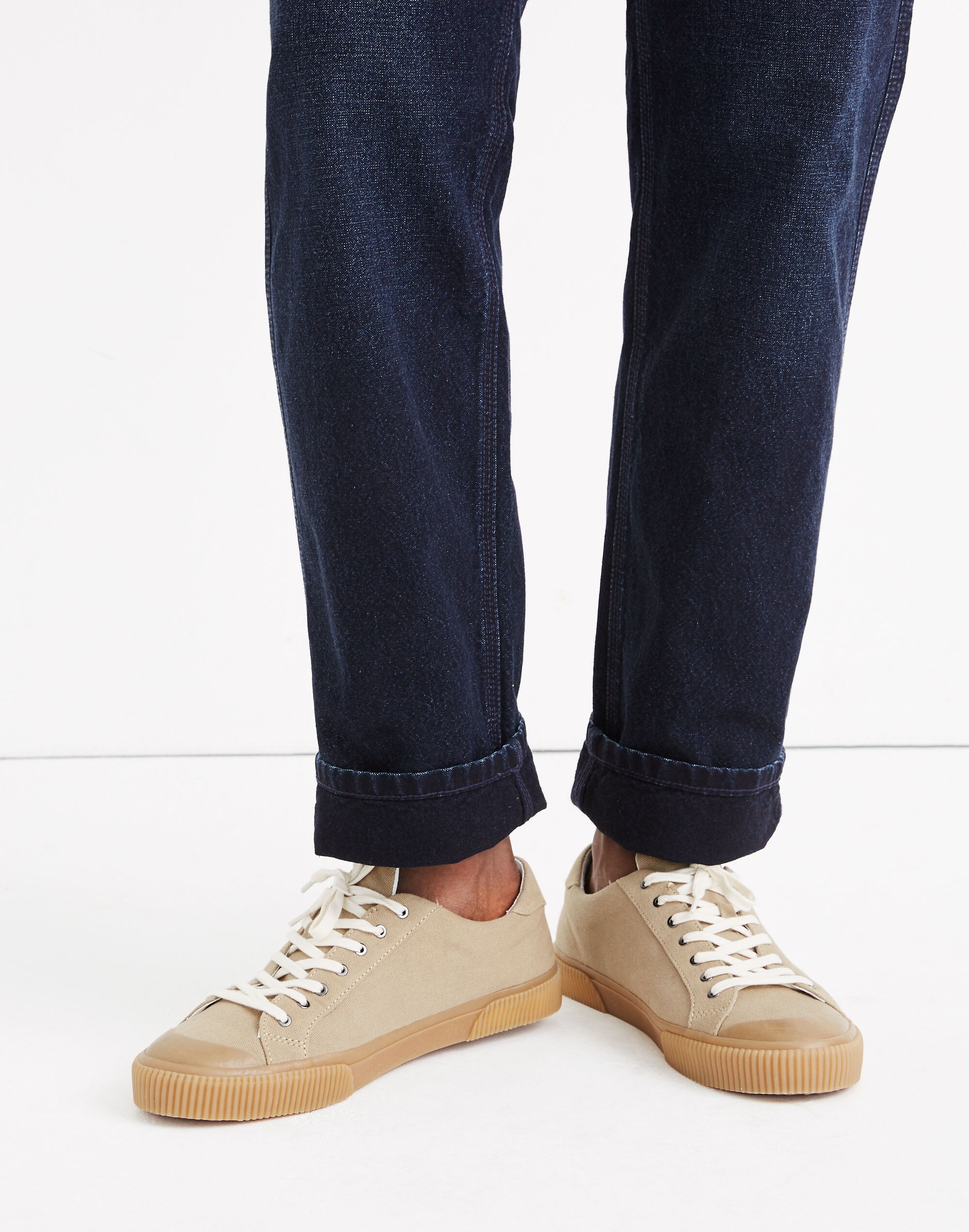 Men's Sidewalk Cap-Toe Low-Top Sneakers in Recycled Canvas