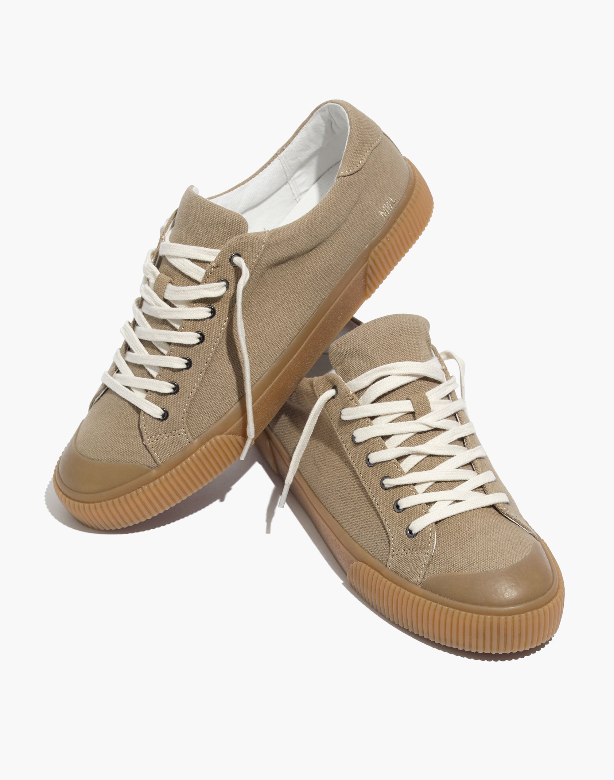 Men's Sidewalk Cap-Toe Low-Top Sneakers in Recycled Canvas
