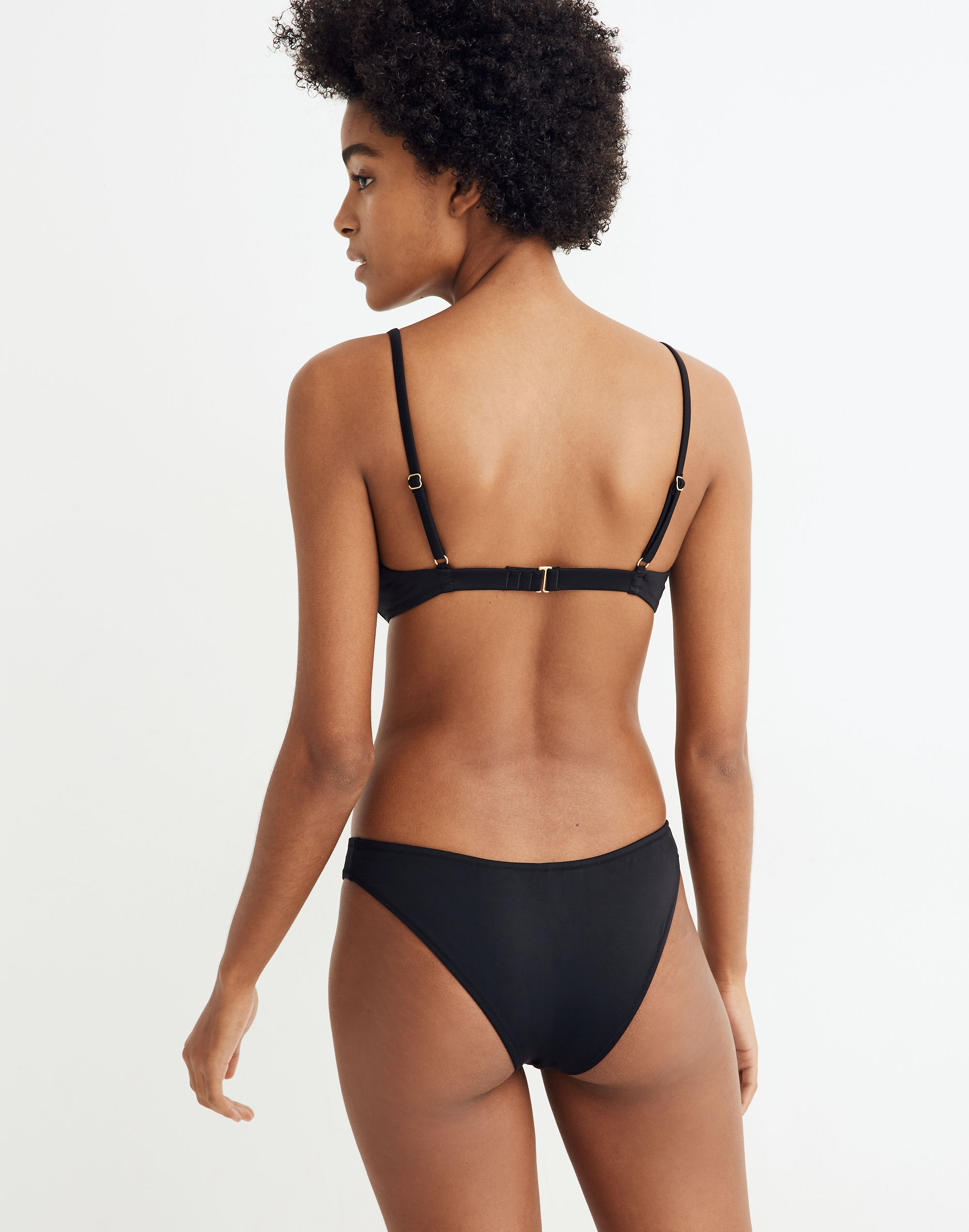Madewell Second Wave Curved-Waist Bikini Bottom