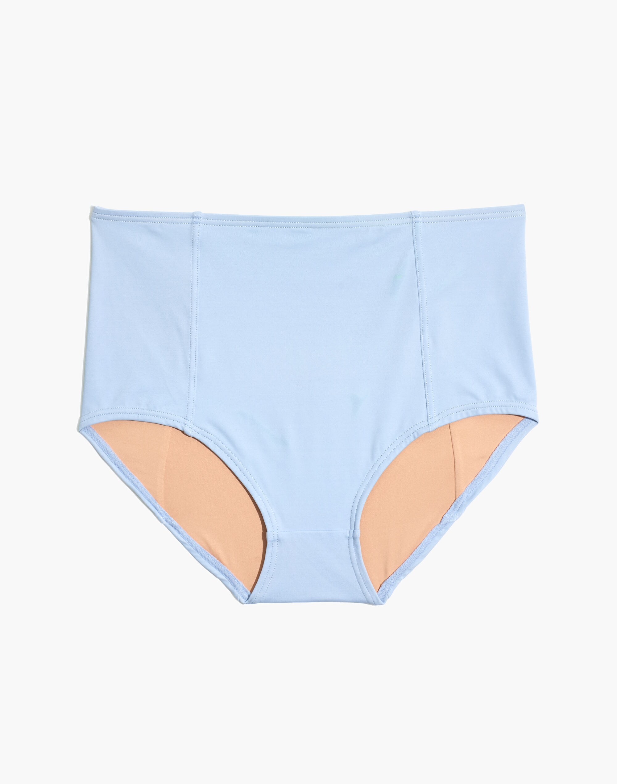 Madewell Second Wave Seamed Retro High-Waisted Bikini Bottom