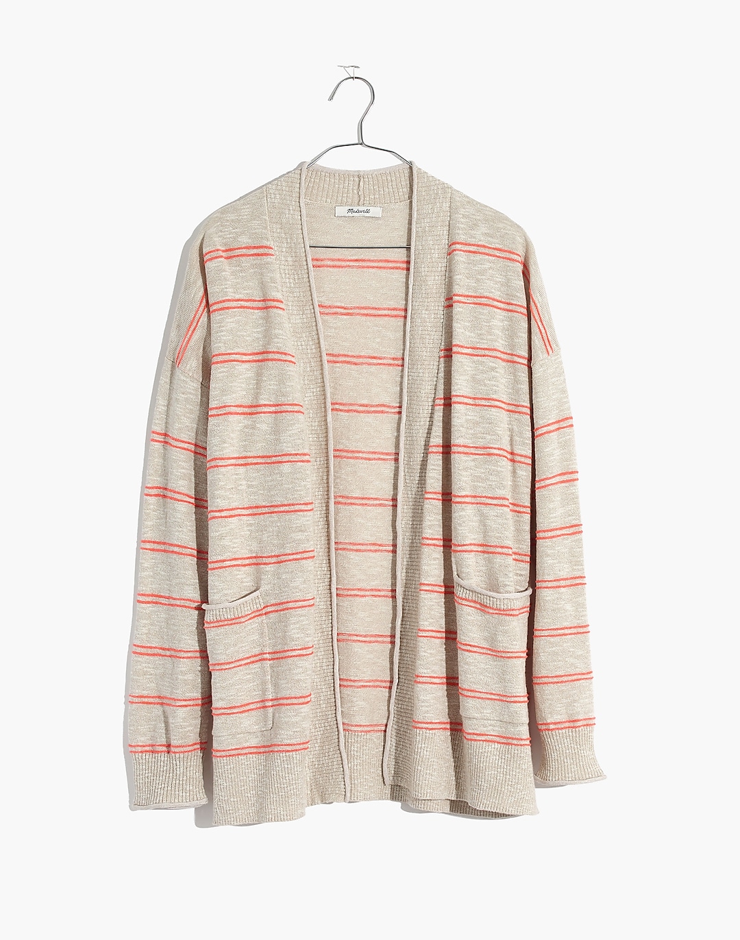 Bradley Cardigan Sweater in Textured Stripe