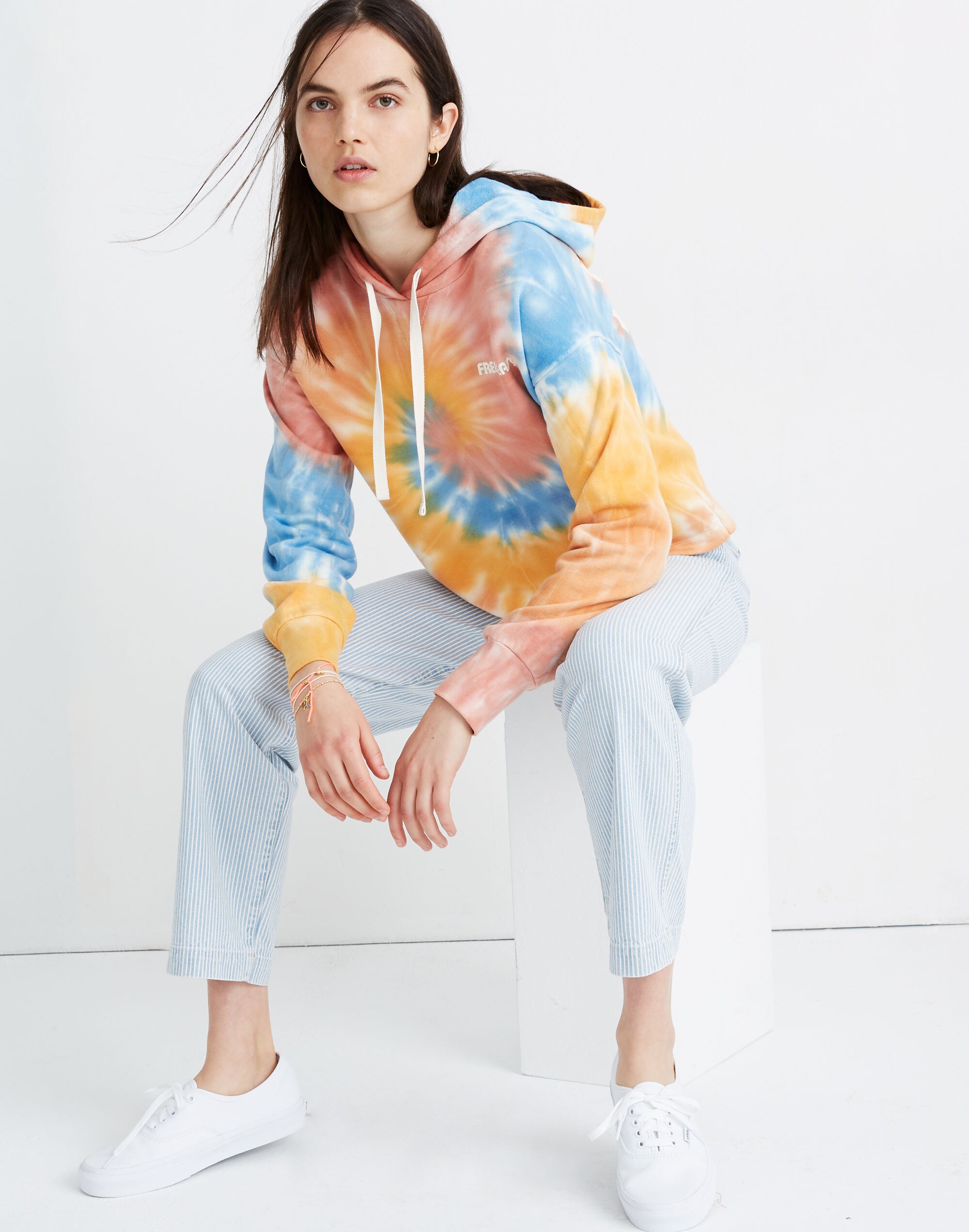 Madewell x Free &amp; Easy&reg; Tie-Dye Hoodie Sweatshirt