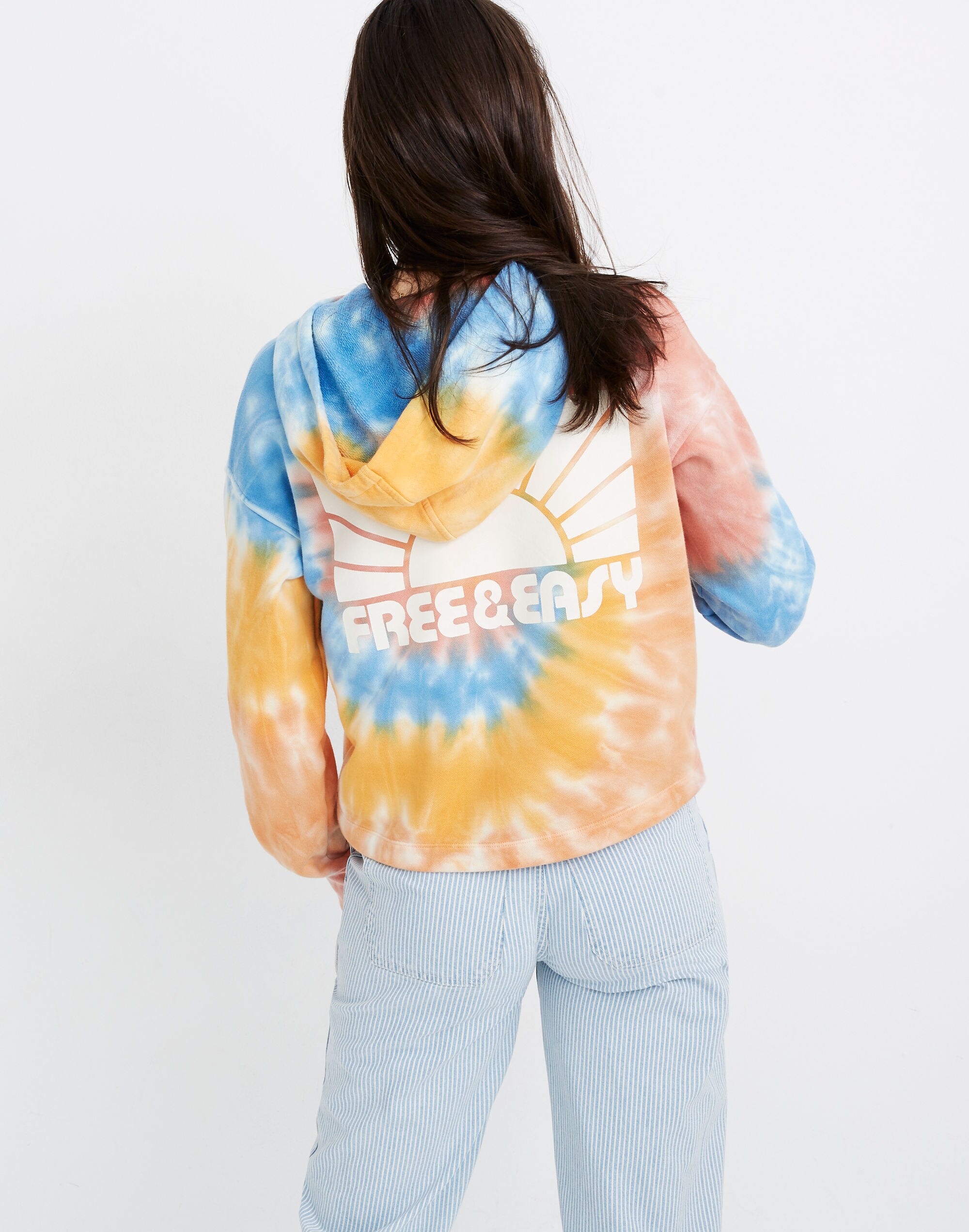 Madewell x Free &amp; Easy&reg; Tie-Dye Hoodie Sweatshirt