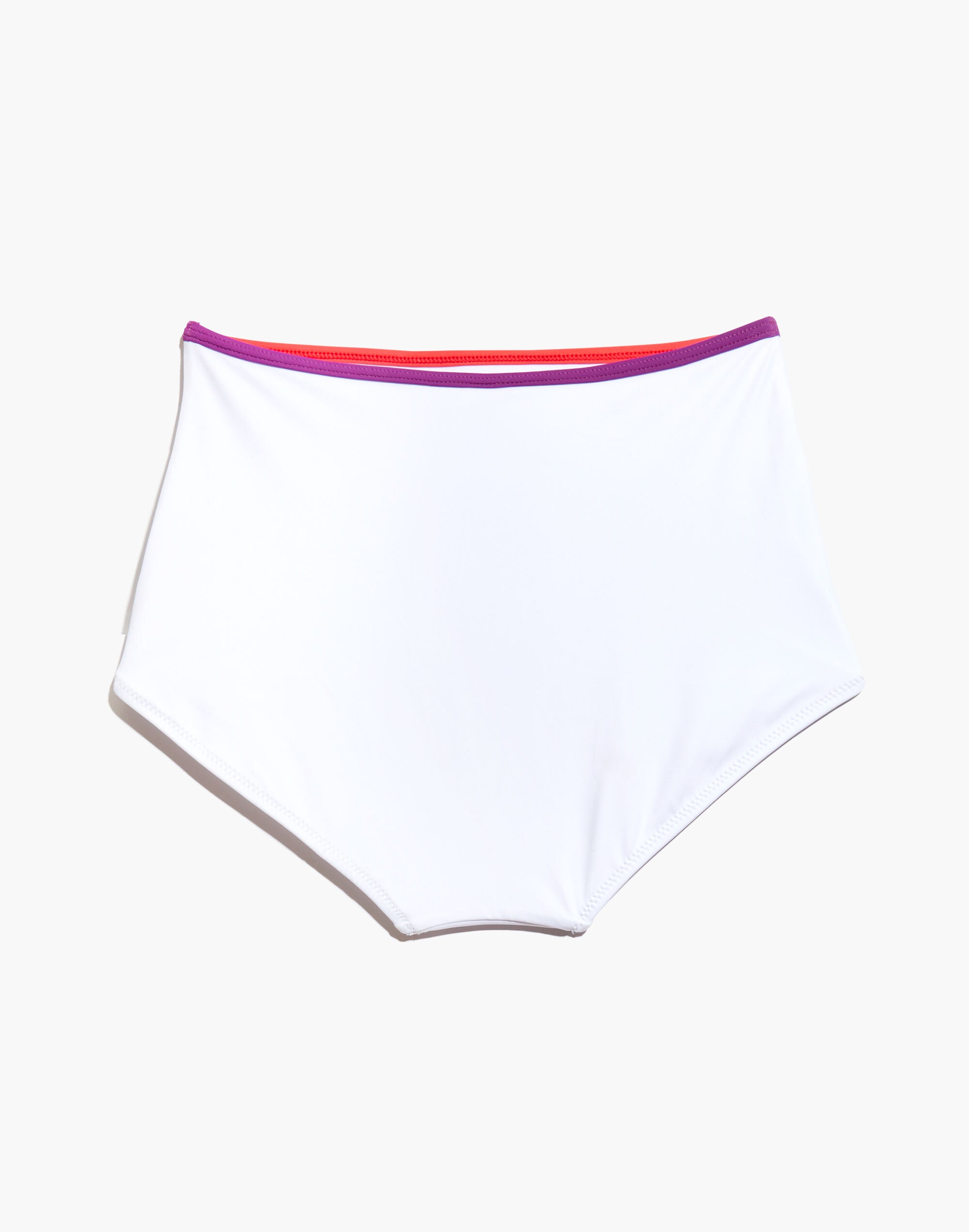 Madewell x Solid &amp; Striped&reg; Colorblock Tipped Eva High-Rise Bikini Bottom
