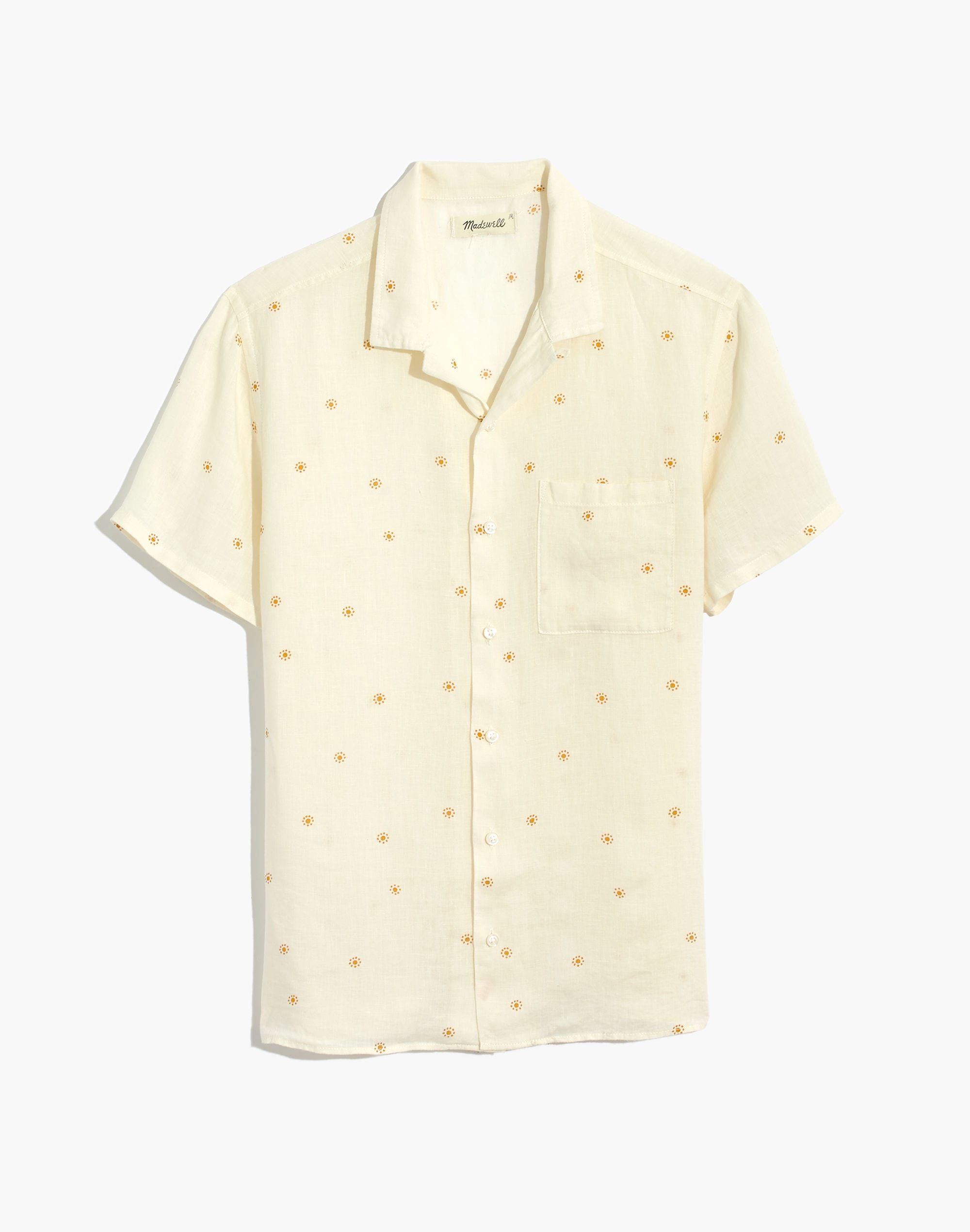 Linen Easy Camp Shirt in Setting Suns