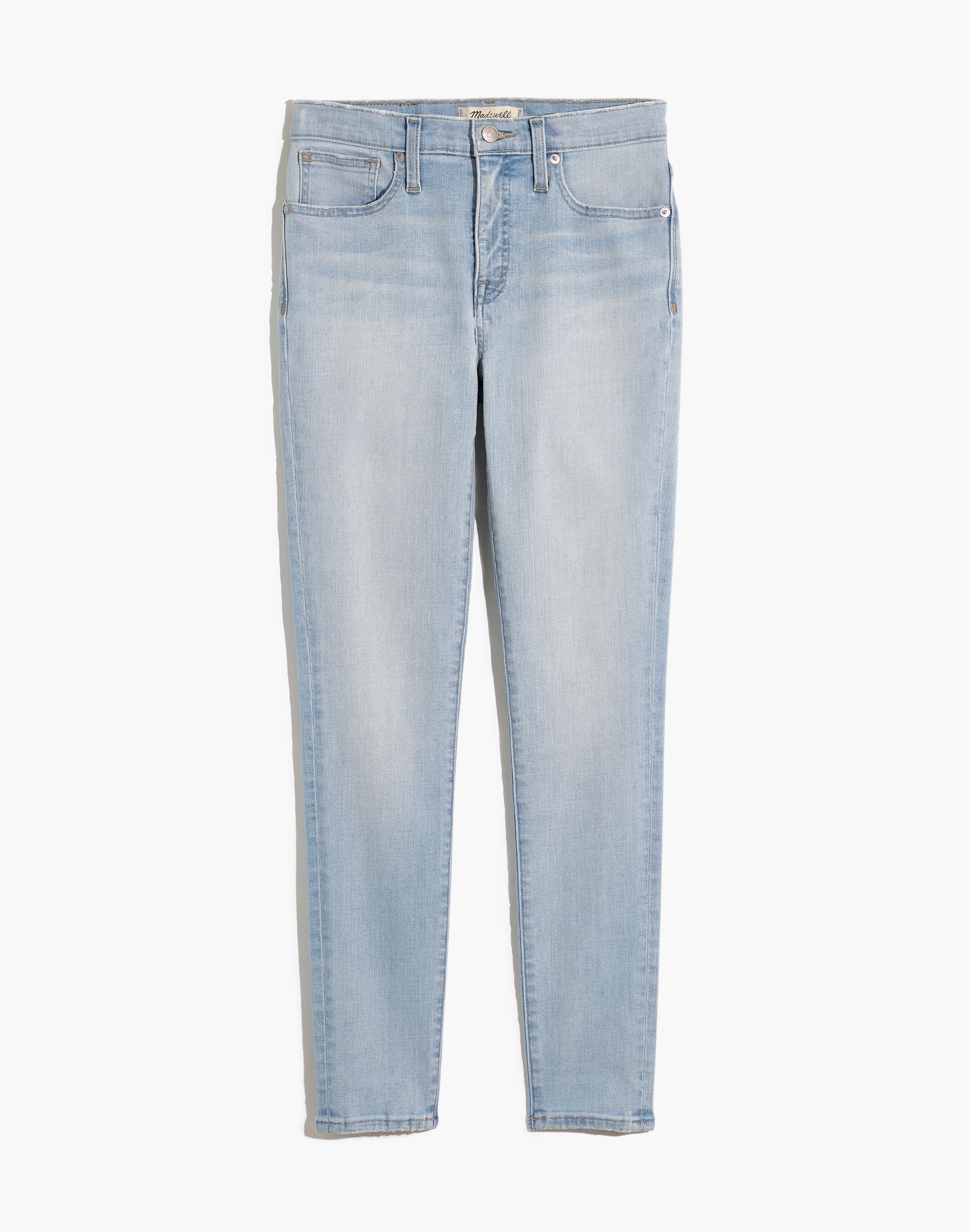 Petite 9" Mid-Rise Skinny Crop Jeans in Coolmax&reg; Denim Edition
