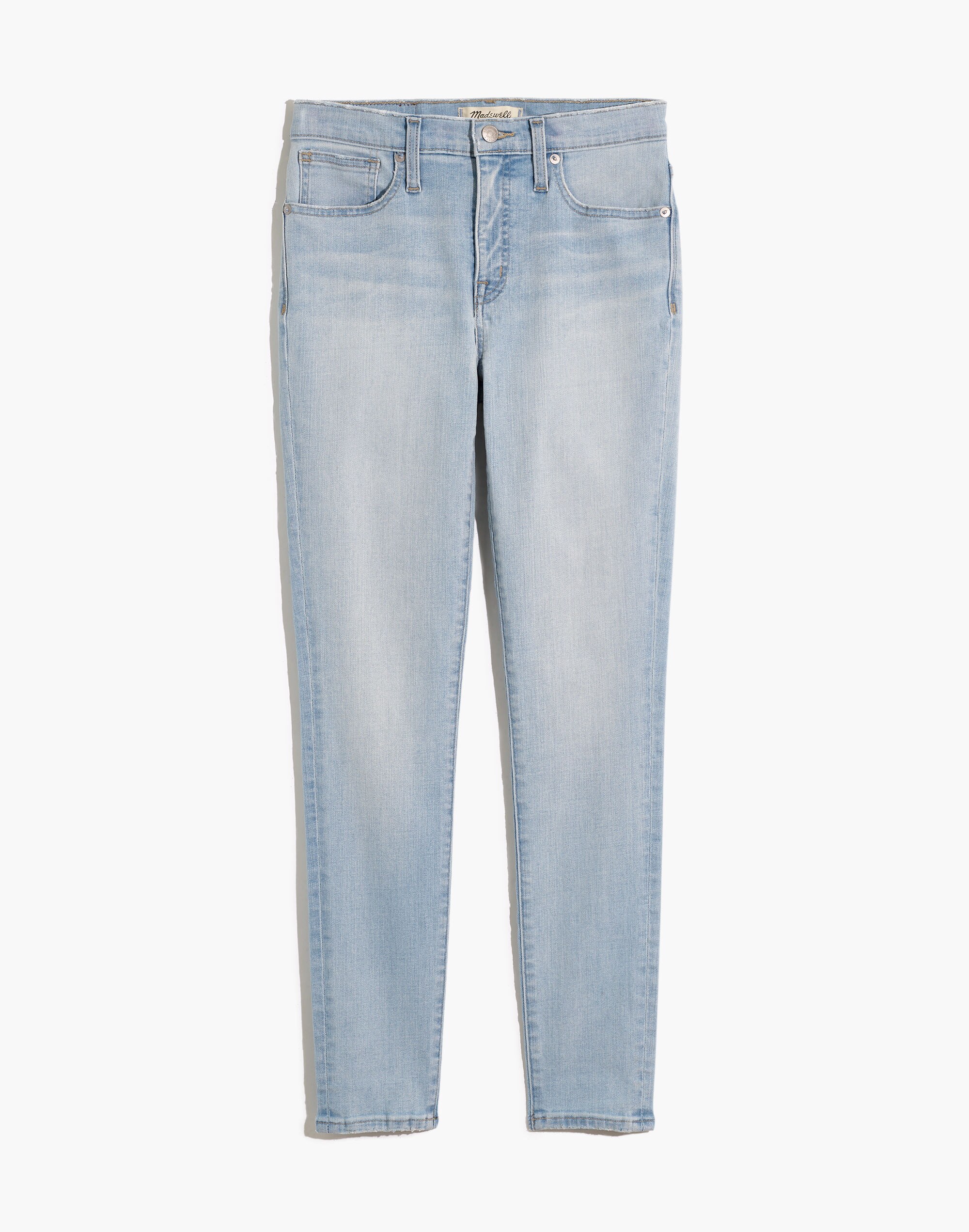 9" Mid-Rise Skinny Crop Jeans in Coolmax&reg; Denim Edition