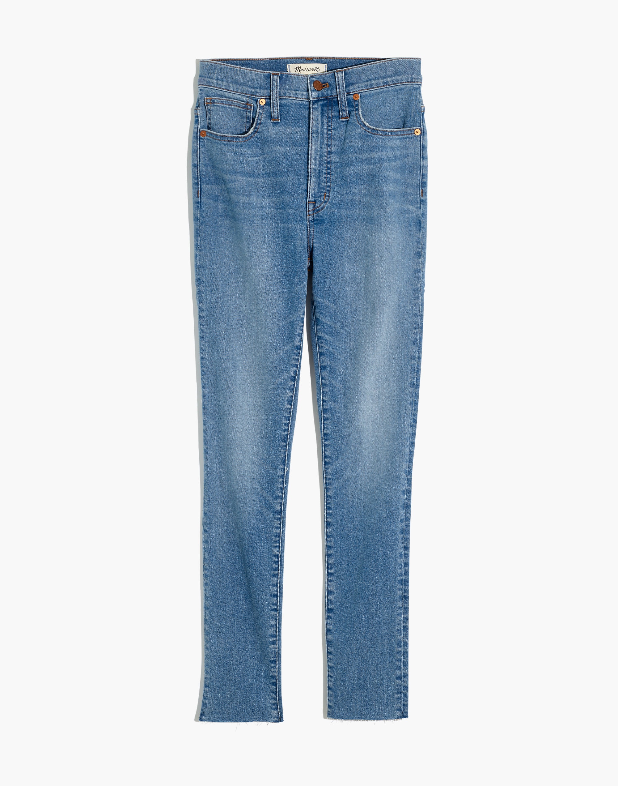 11" High-Rise Skinny Crop Jeans in Brooksedge Wash
