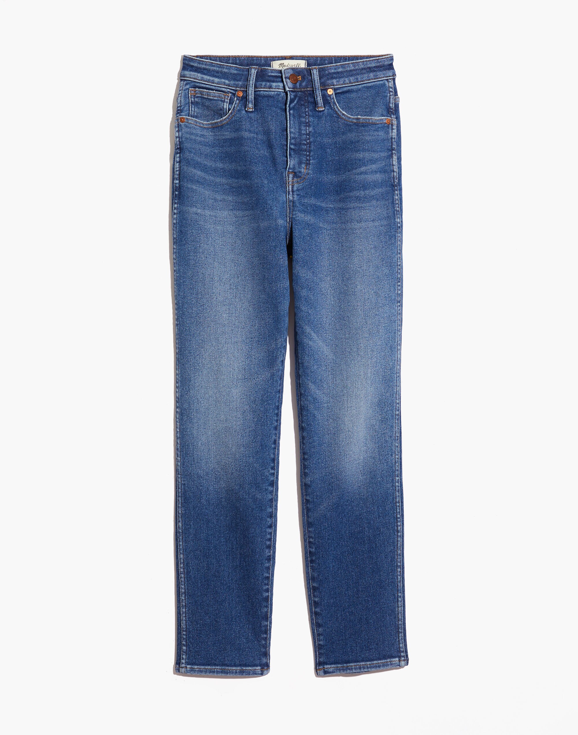 Tall Curvy Stovepipe Jeans in Manchester Wash