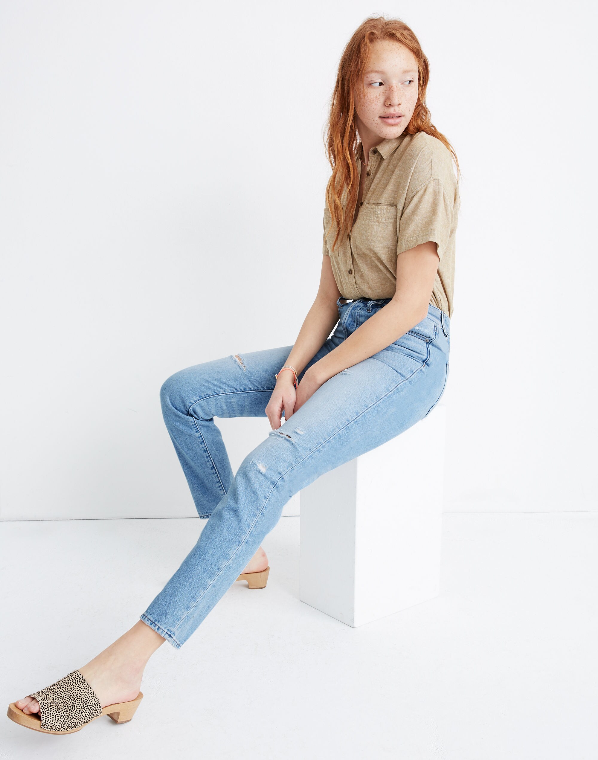 The Perfect Vintage Jean in Duncannon Wash: Ripped Edition