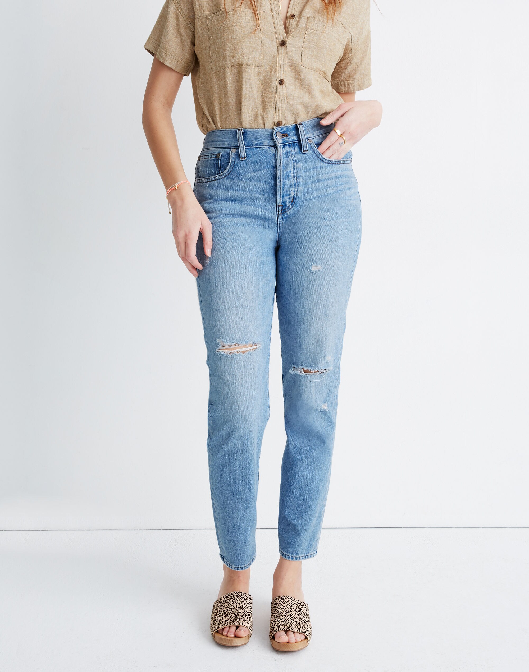 The Perfect Vintage Jean in Duncannon Wash: Ripped Edition