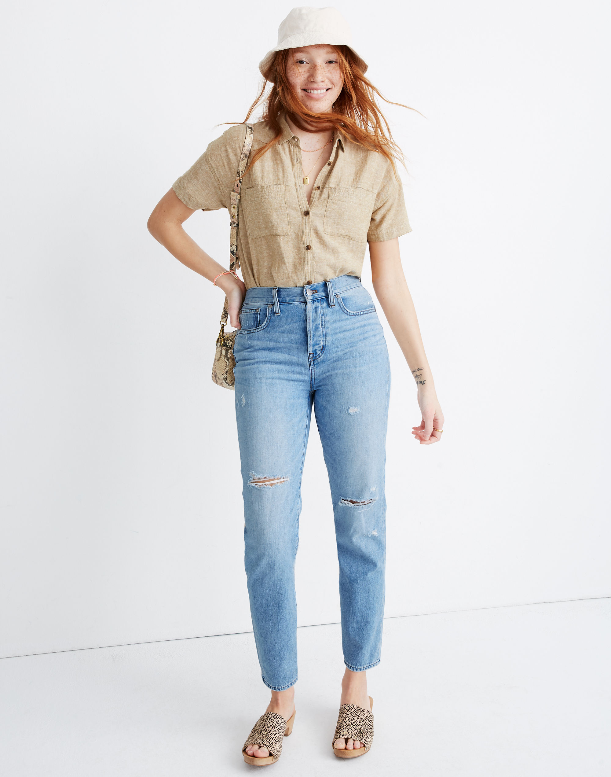 The Perfect Vintage Jean in Duncannon Wash: Ripped Edition