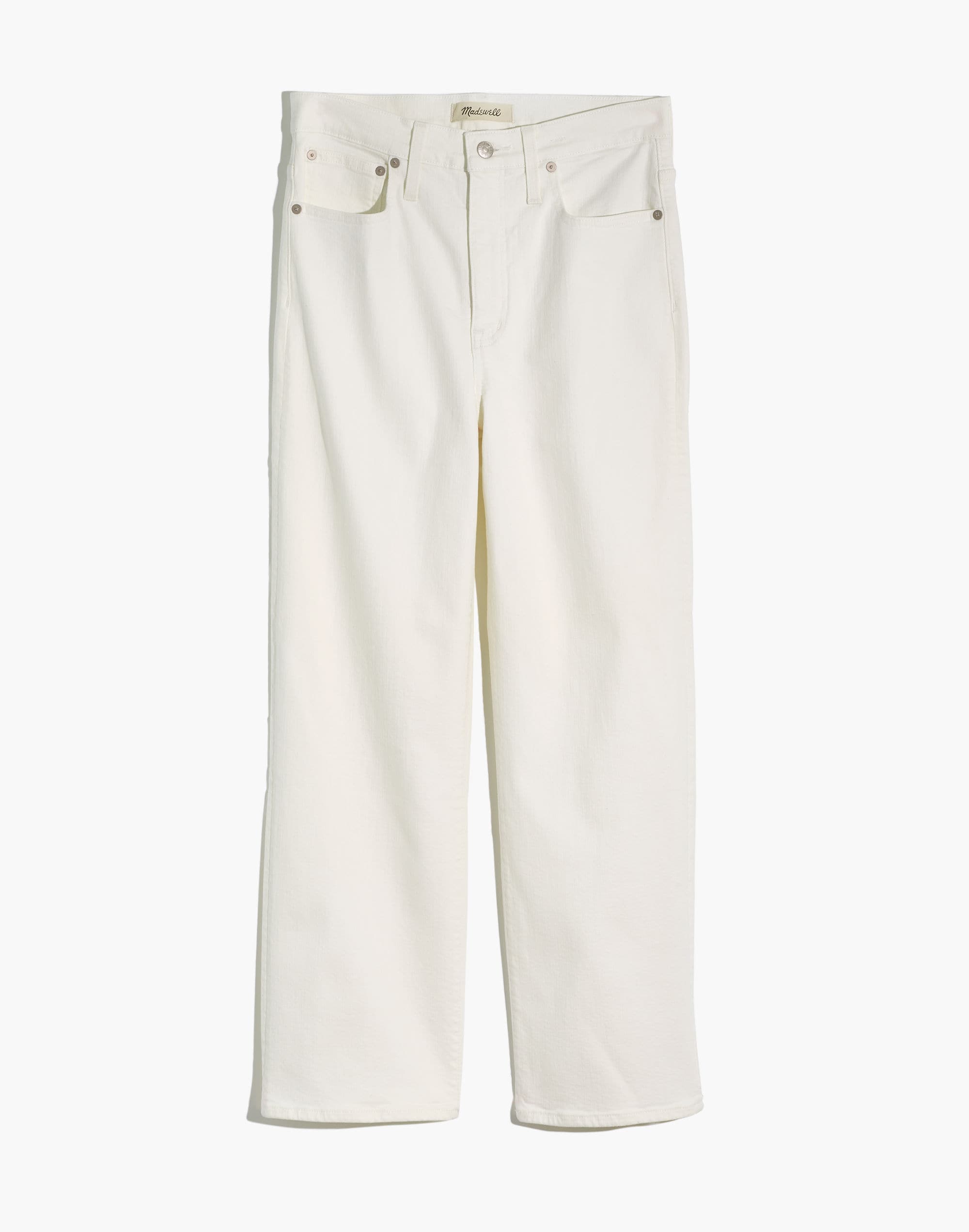 Petite Slim Wide-Leg Jeans in Tile White