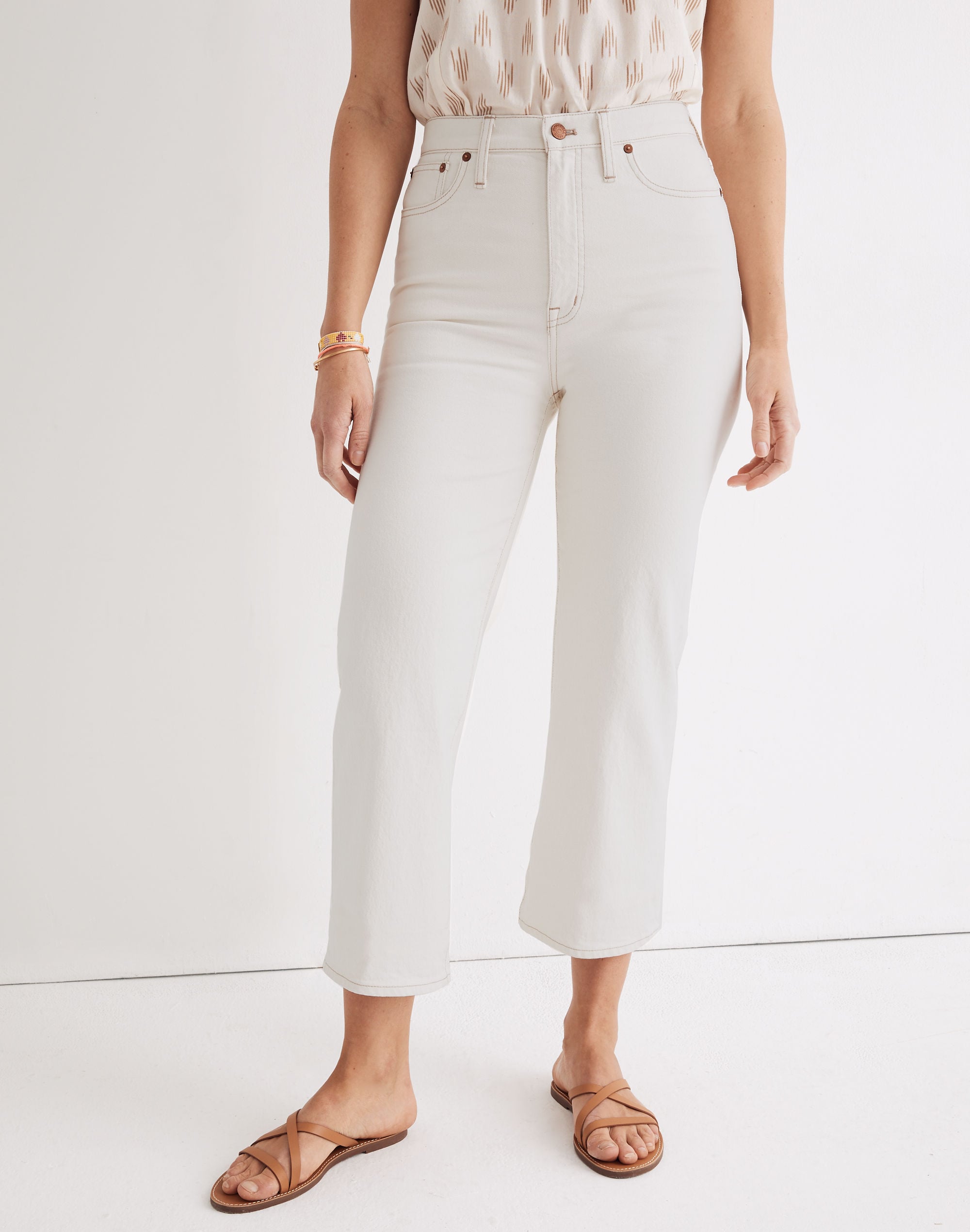 Slim Wide-Leg Jeans in Cloud Lining