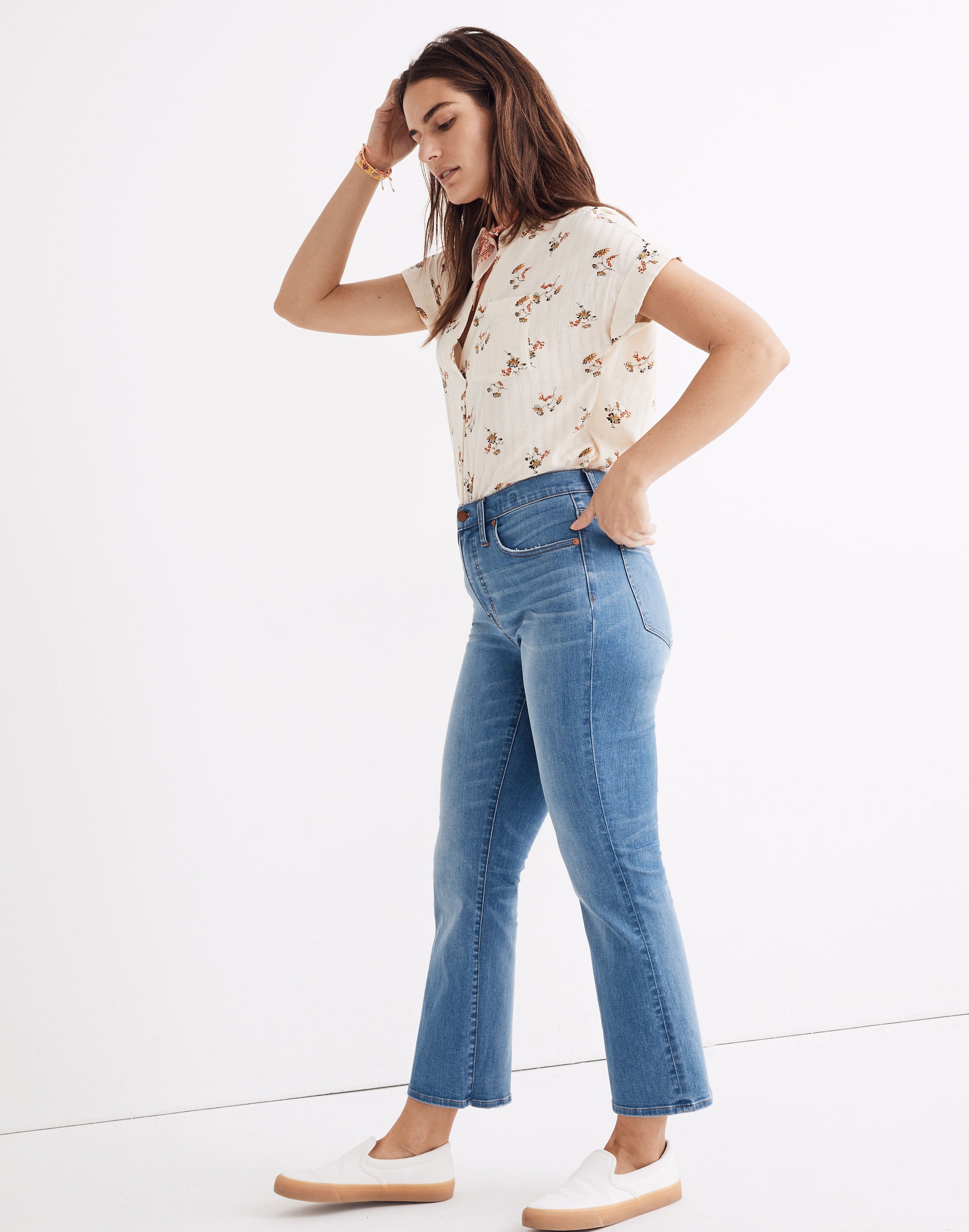 Cali Demi-Boot Jeans in Timpson Wash