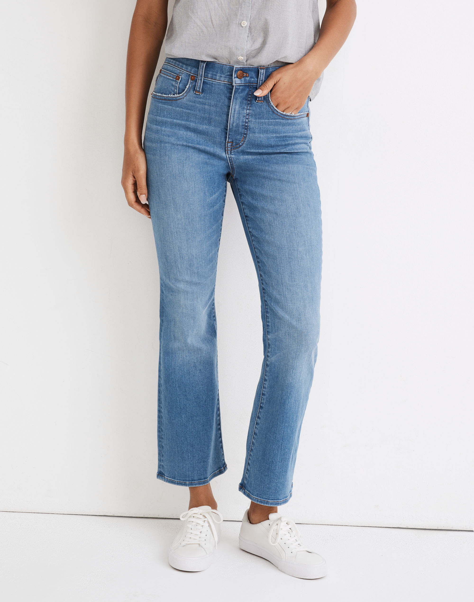Tall Cali Demi-Boot Jeans in Timpson Wash