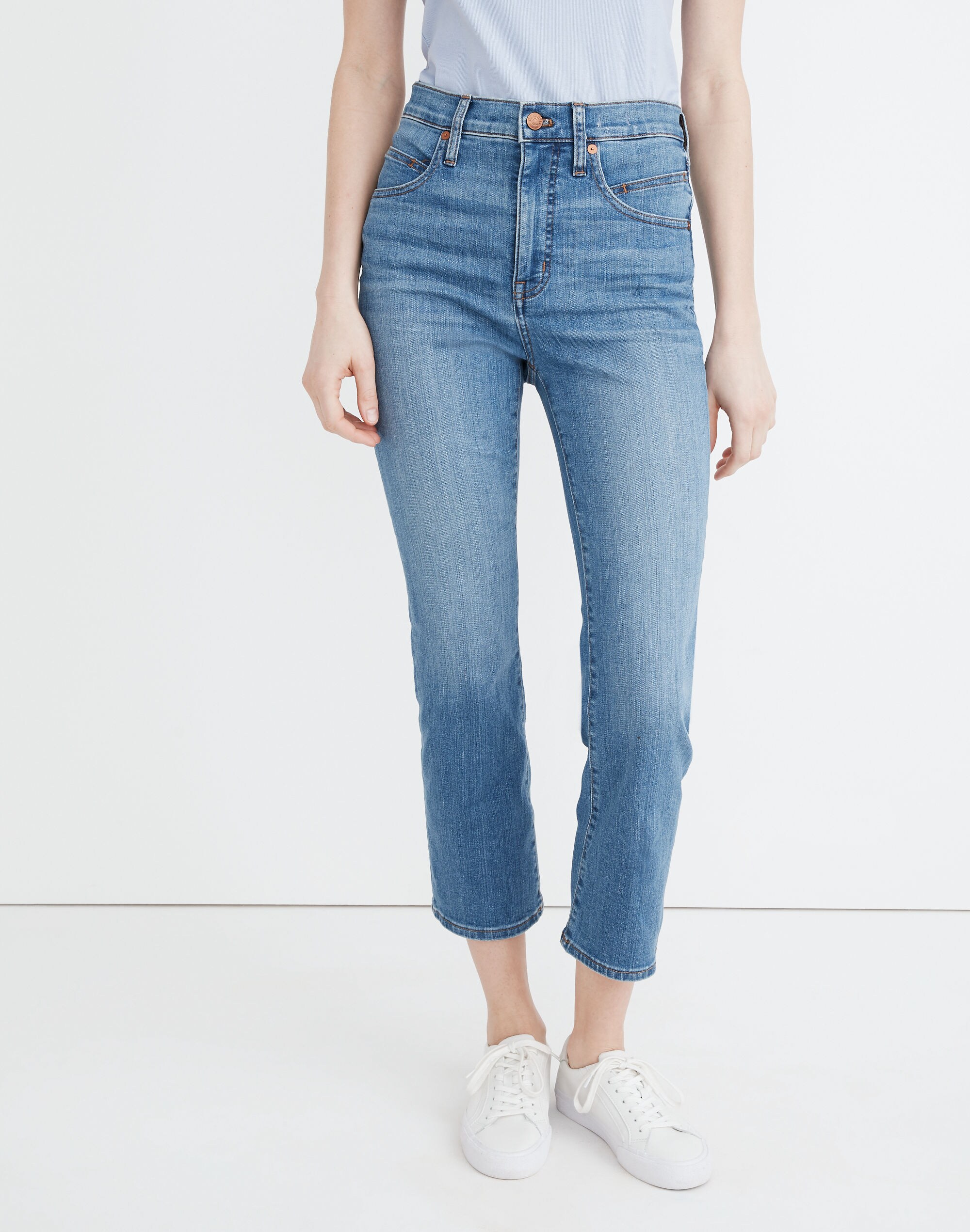 Cali Demi-Boot Jeans in Greenridge Wash: Seamed Yoke Edition