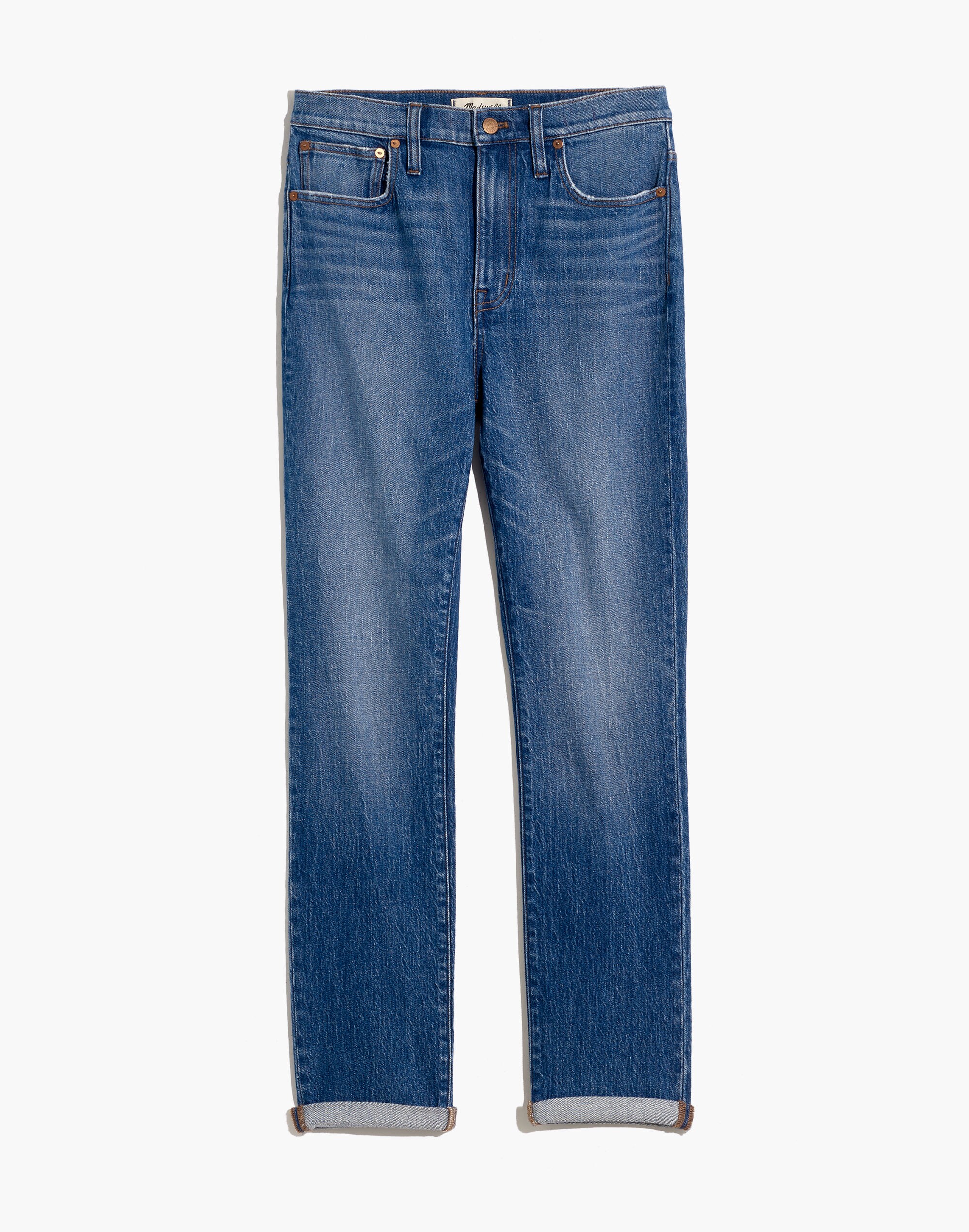 The High-Rise Slim Boyjean in Moorland Wash