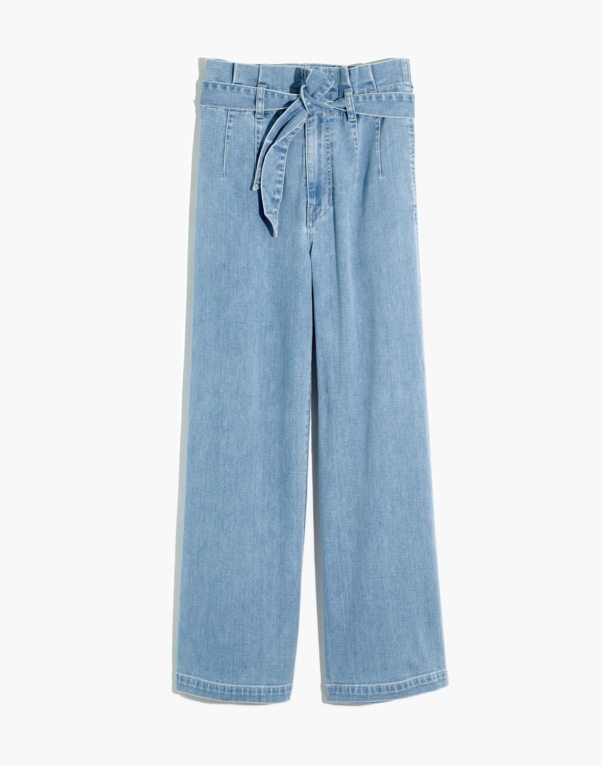 Paperbag Crop Jeans in Winsford Wash