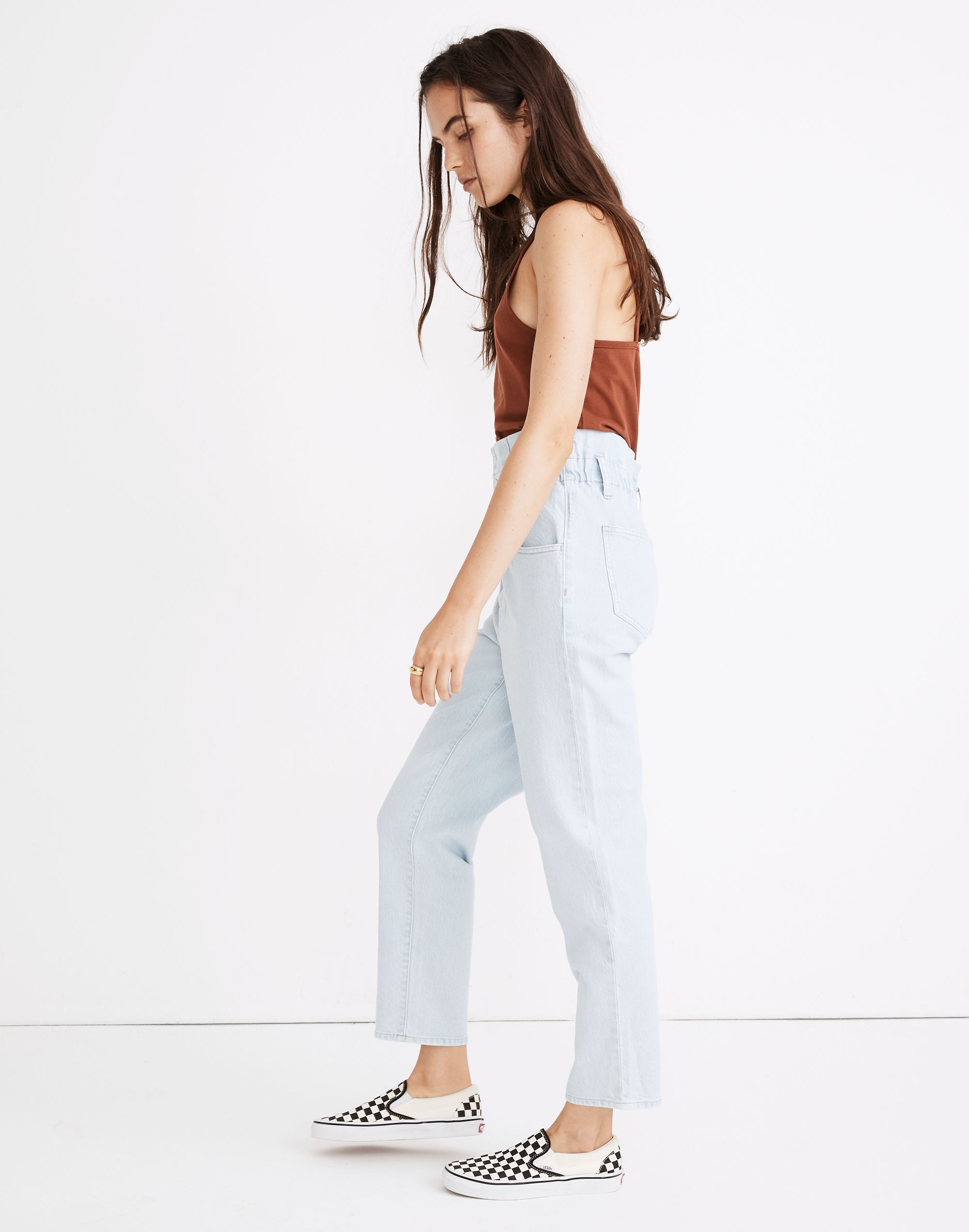 Paperbag Classic Straight Jeans in Broomfield Wash