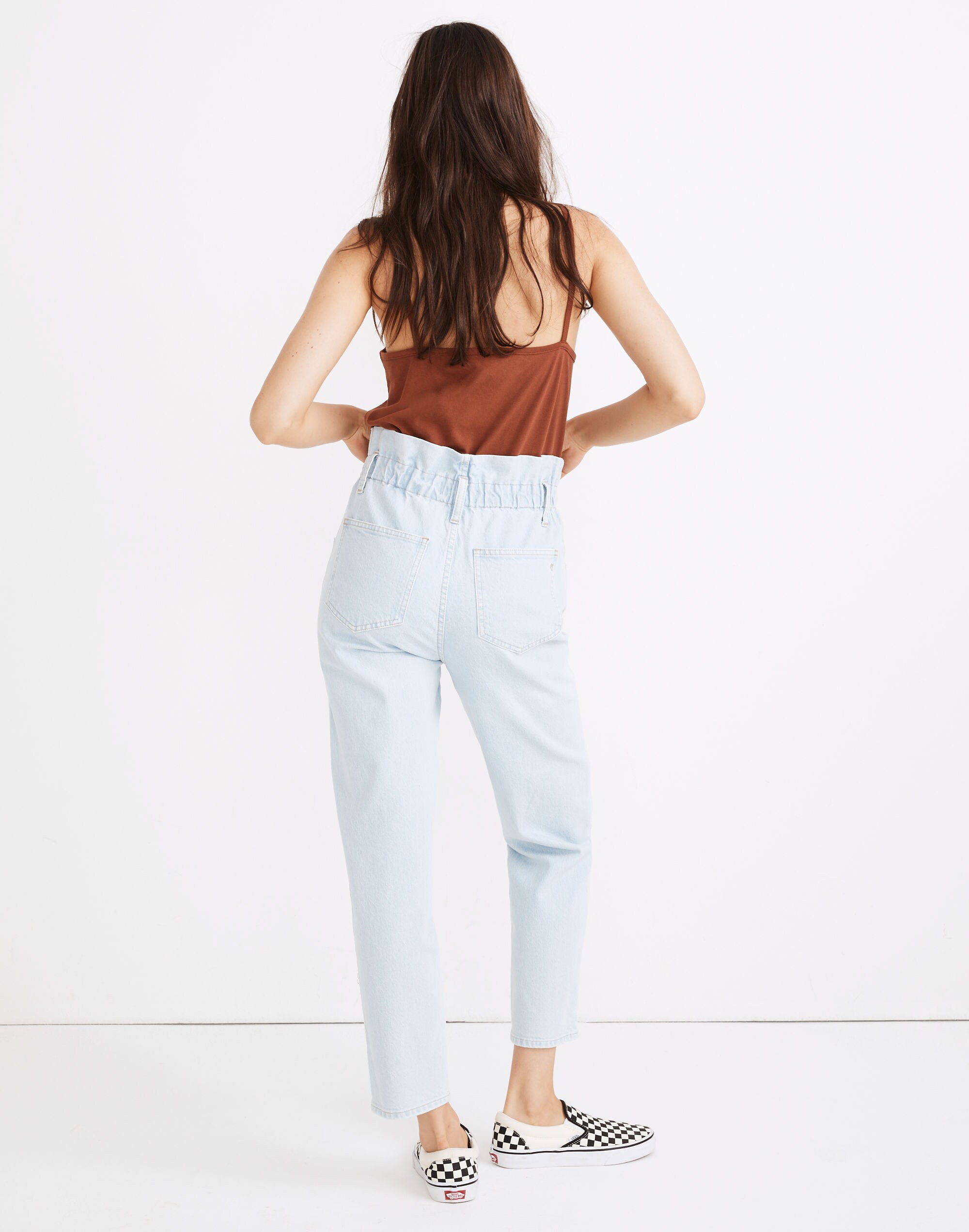 Paperbag Classic Straight Jeans in Broomfield Wash