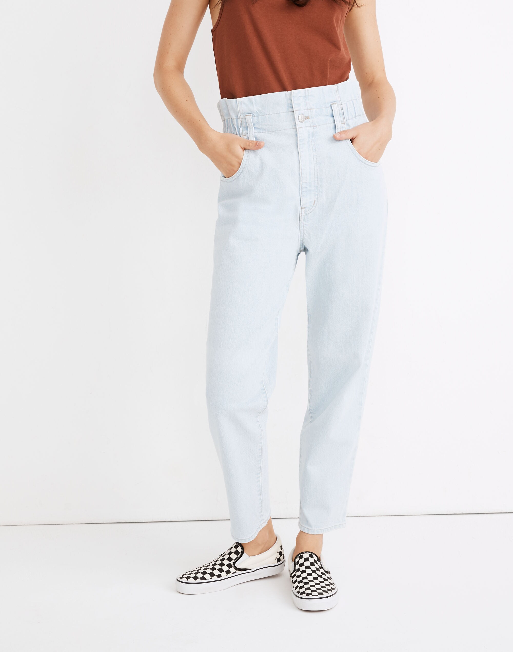 Paperbag Classic Straight Jeans in Broomfield Wash