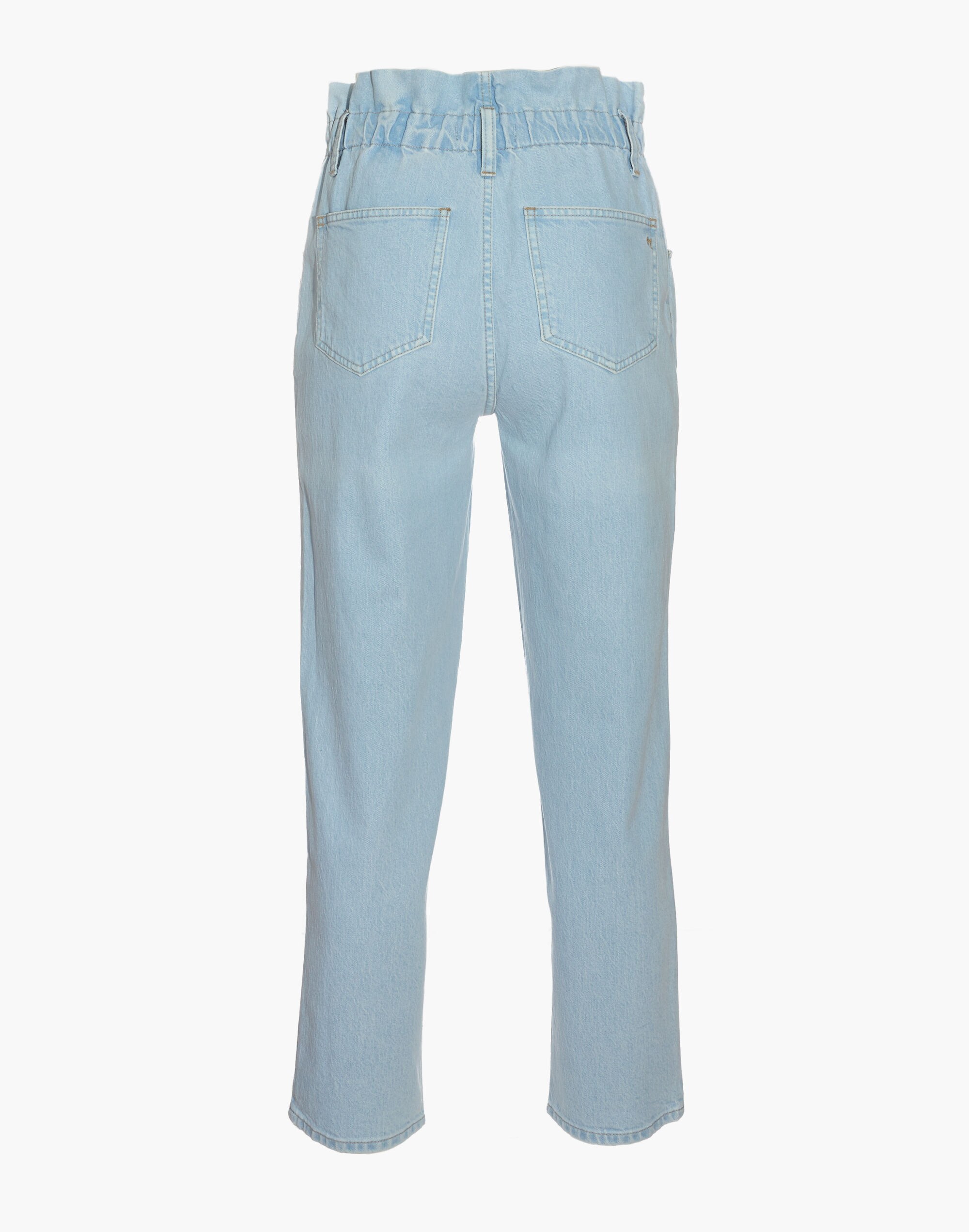 Paperbag Classic Straight Jeans in Broomfield Wash