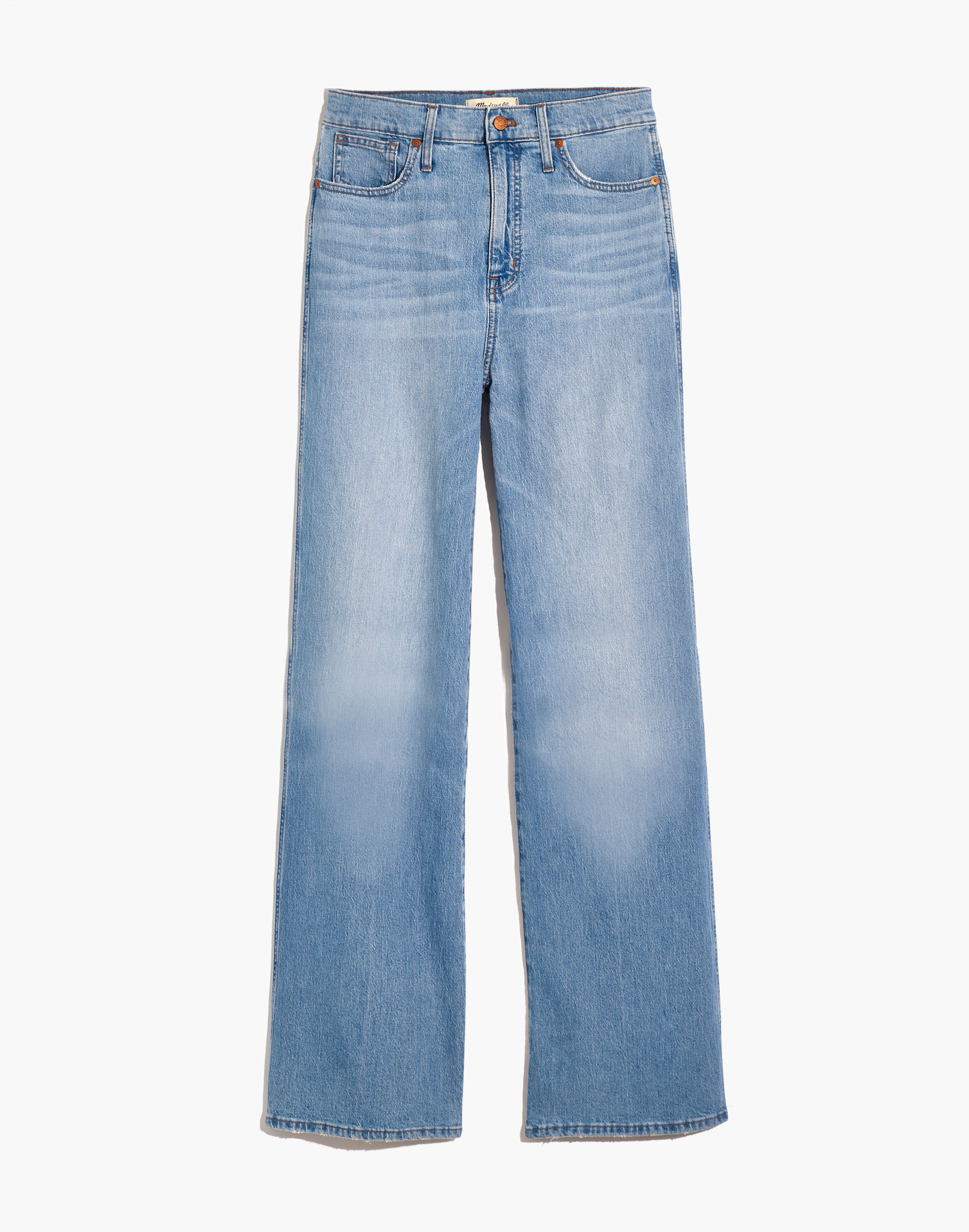 11" High-Rise Flare Jeans in Conwell Wash