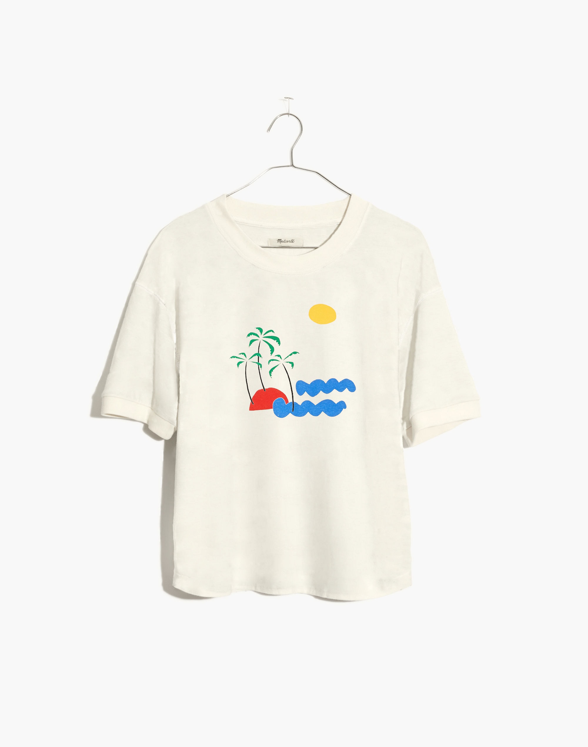 Island Getaway Graphic Everyday Crop Tee