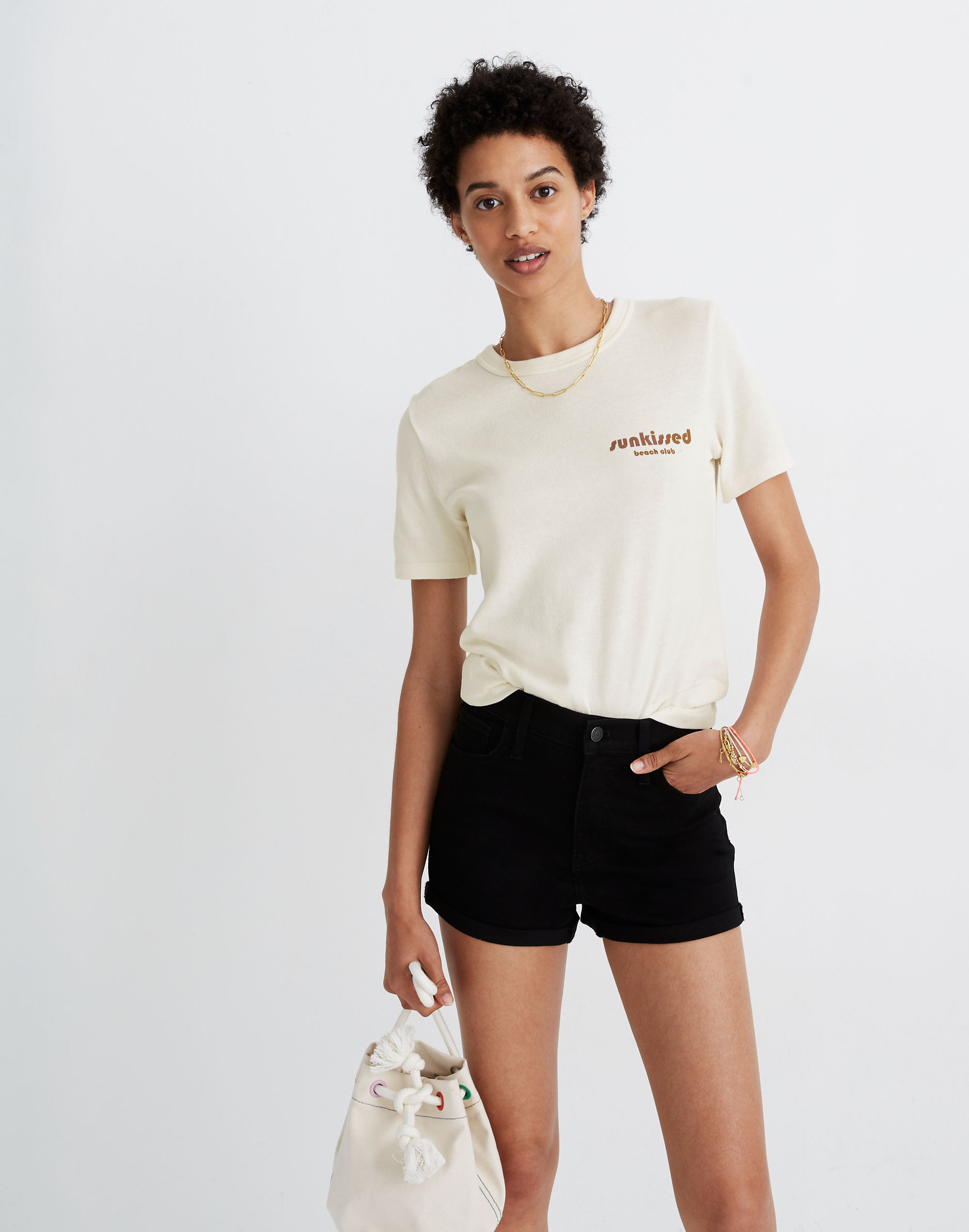 Sunkissed Beach Club Graphic Tomboy Tee