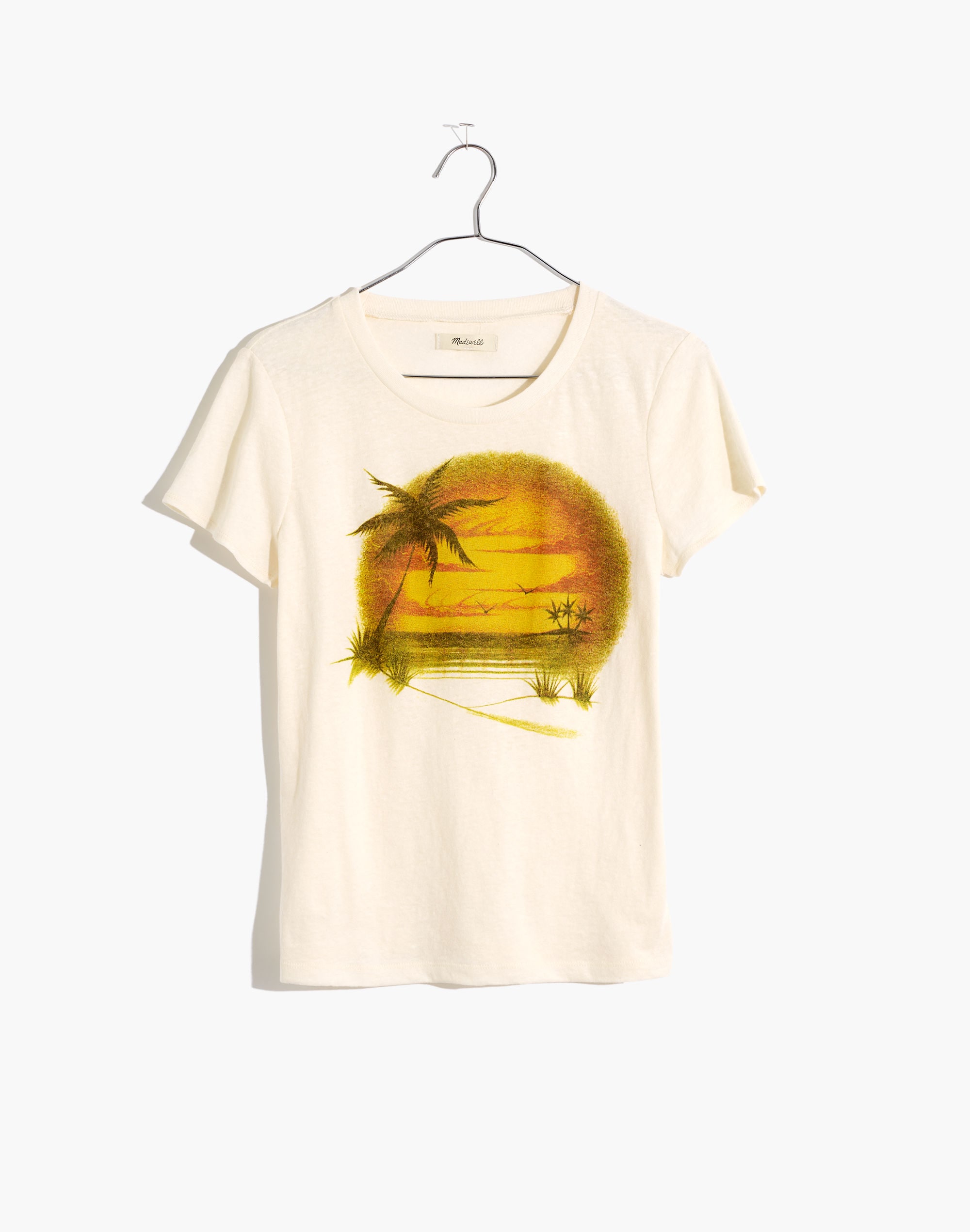 Airbrushed Souvenir Graphic Lo-Fi Shrunken Tee