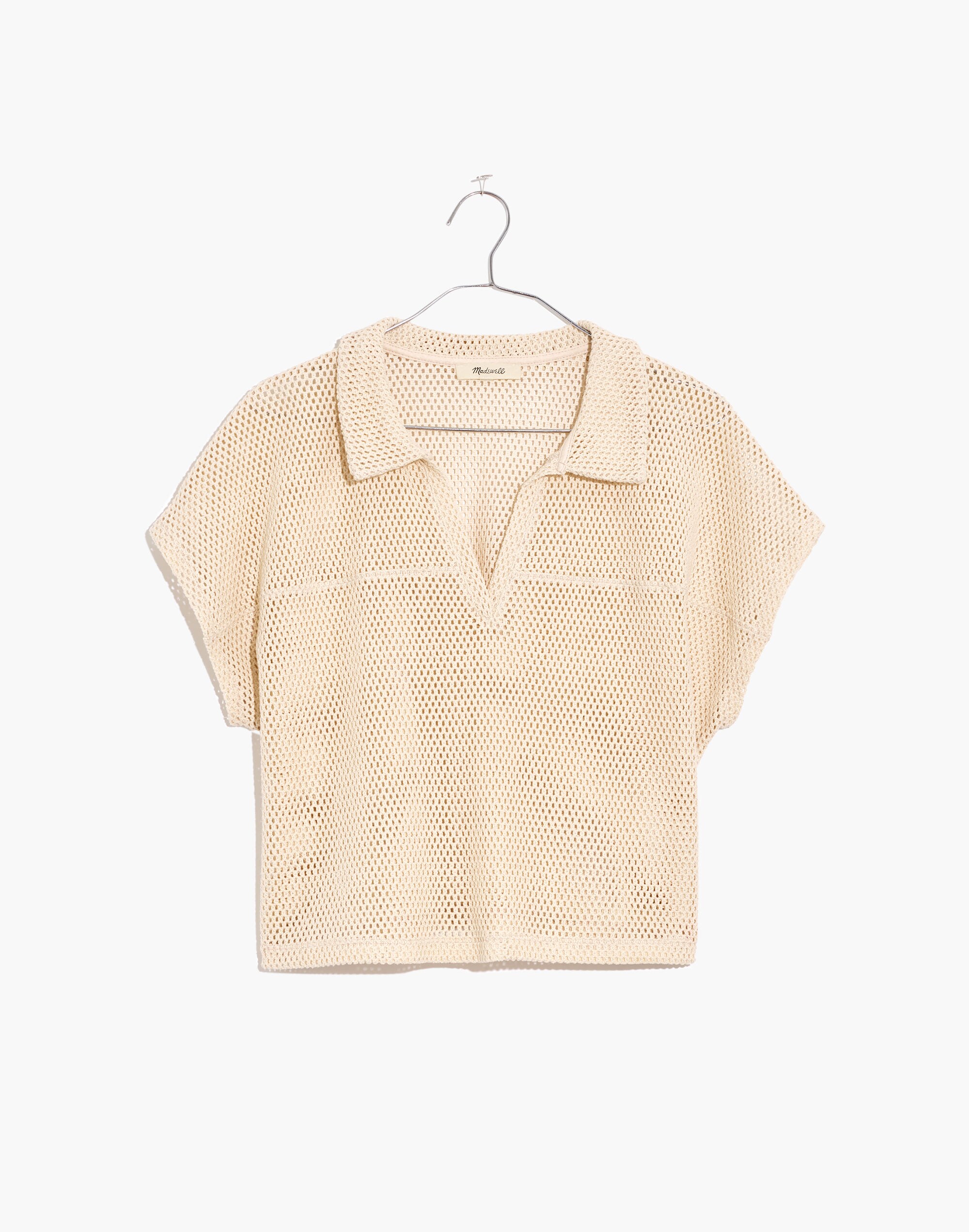 Crochet Polo Top