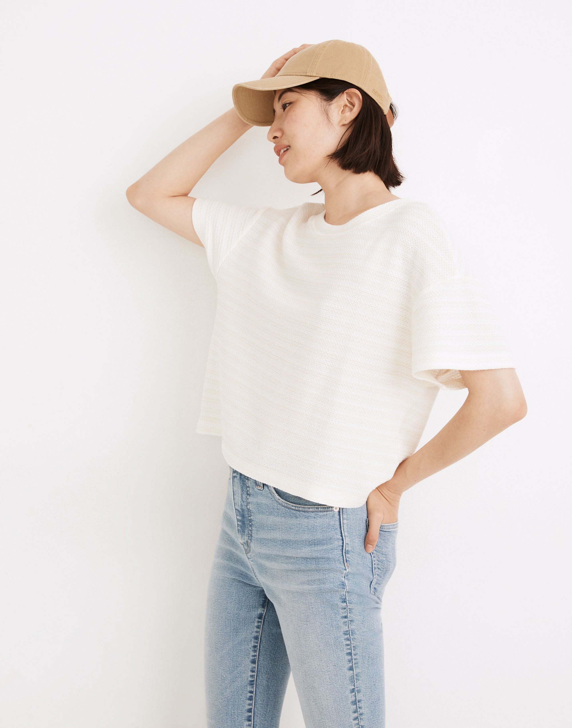 Textured Stripe Top