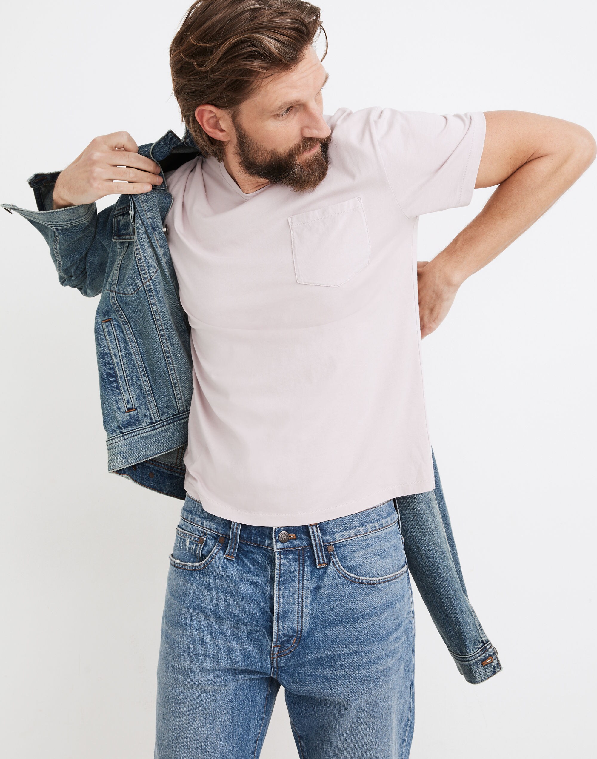 Pima Low-Key Pocket Tee