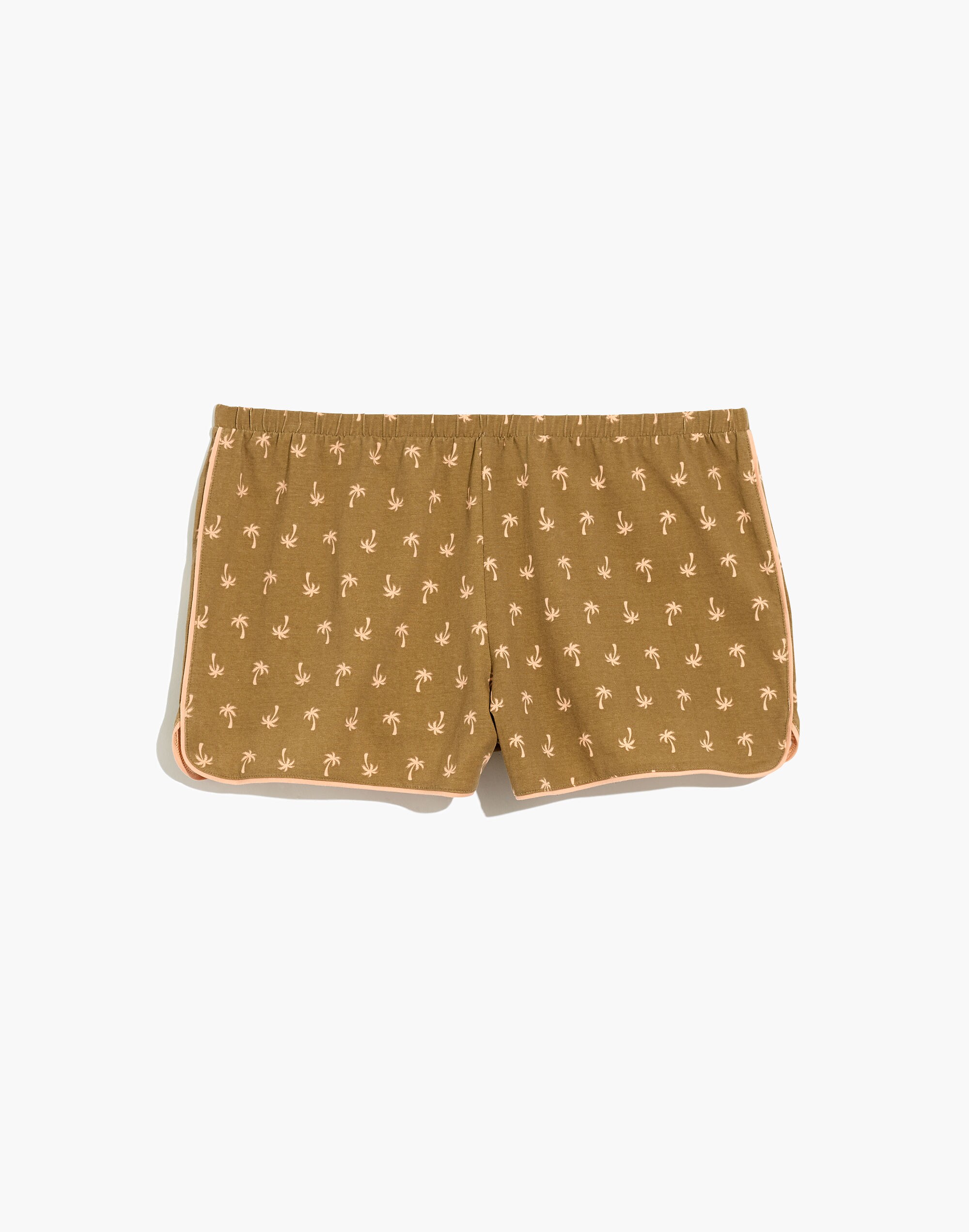 Knit Bedtime Pajama Shorts in Palm Print