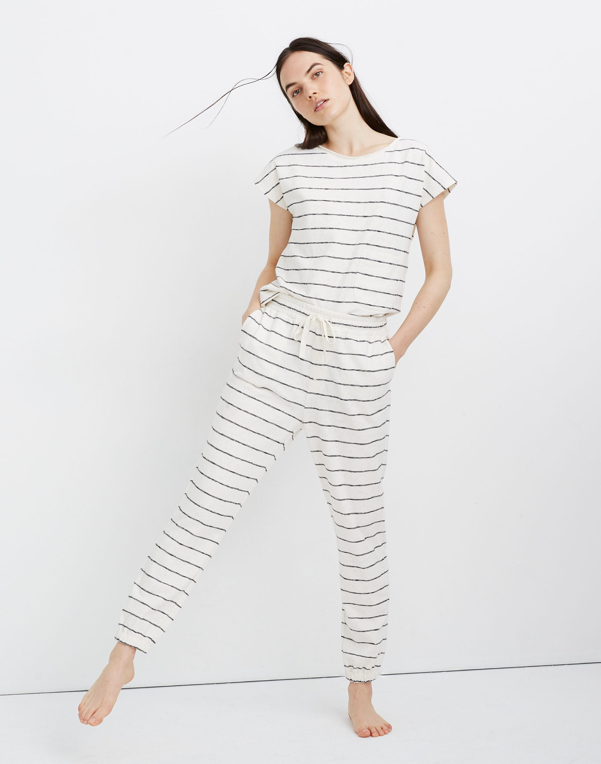 striped siesta pajama sweatpants