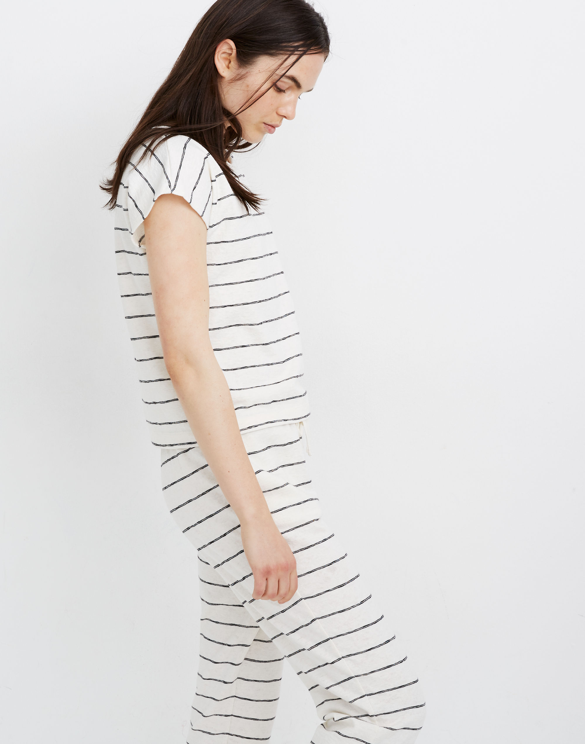 Striped Siesta Pajama Top