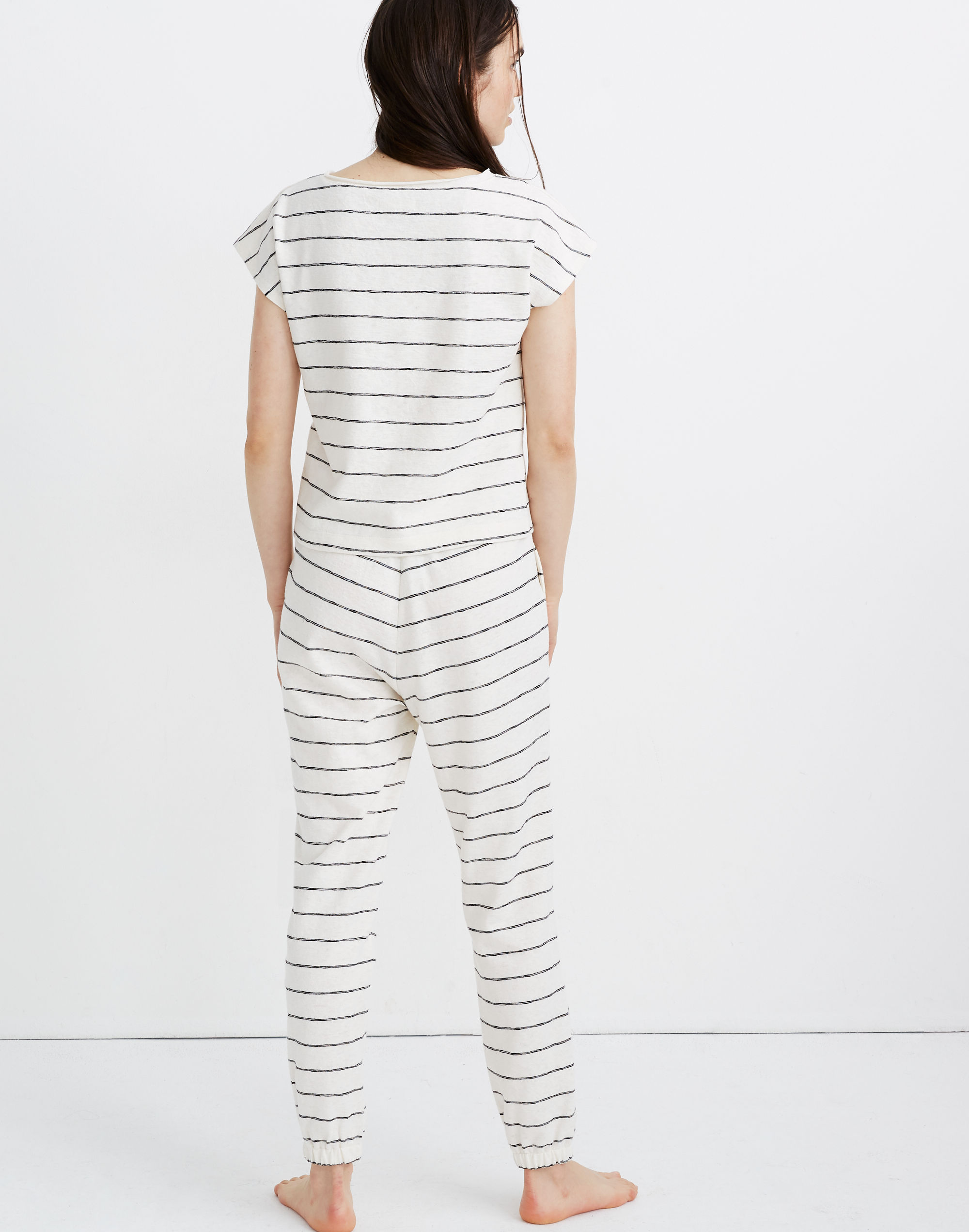 Striped Siesta Pajama Top