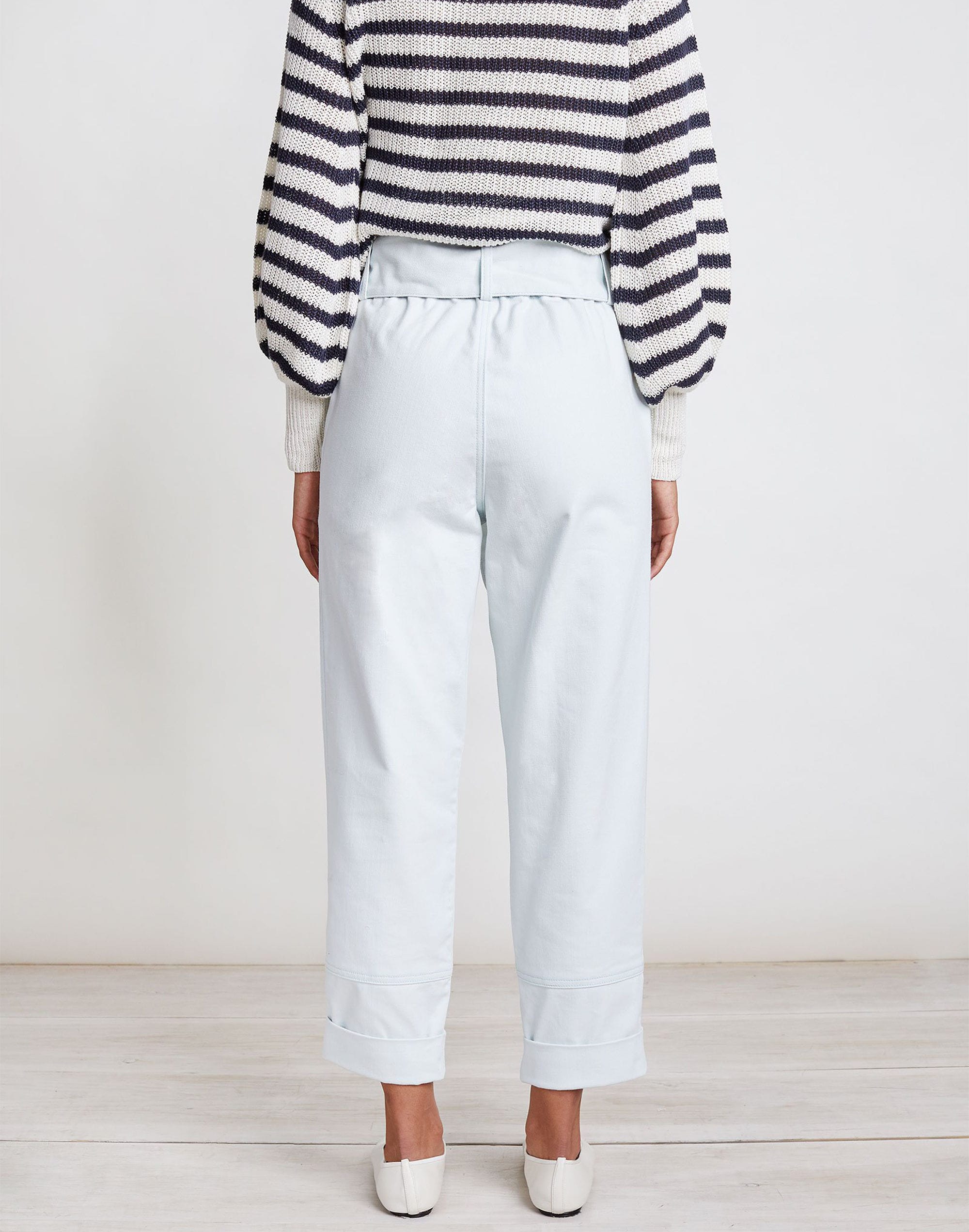 Apiece Apart&trade; Bendita Tie-Waist Pleated Pants