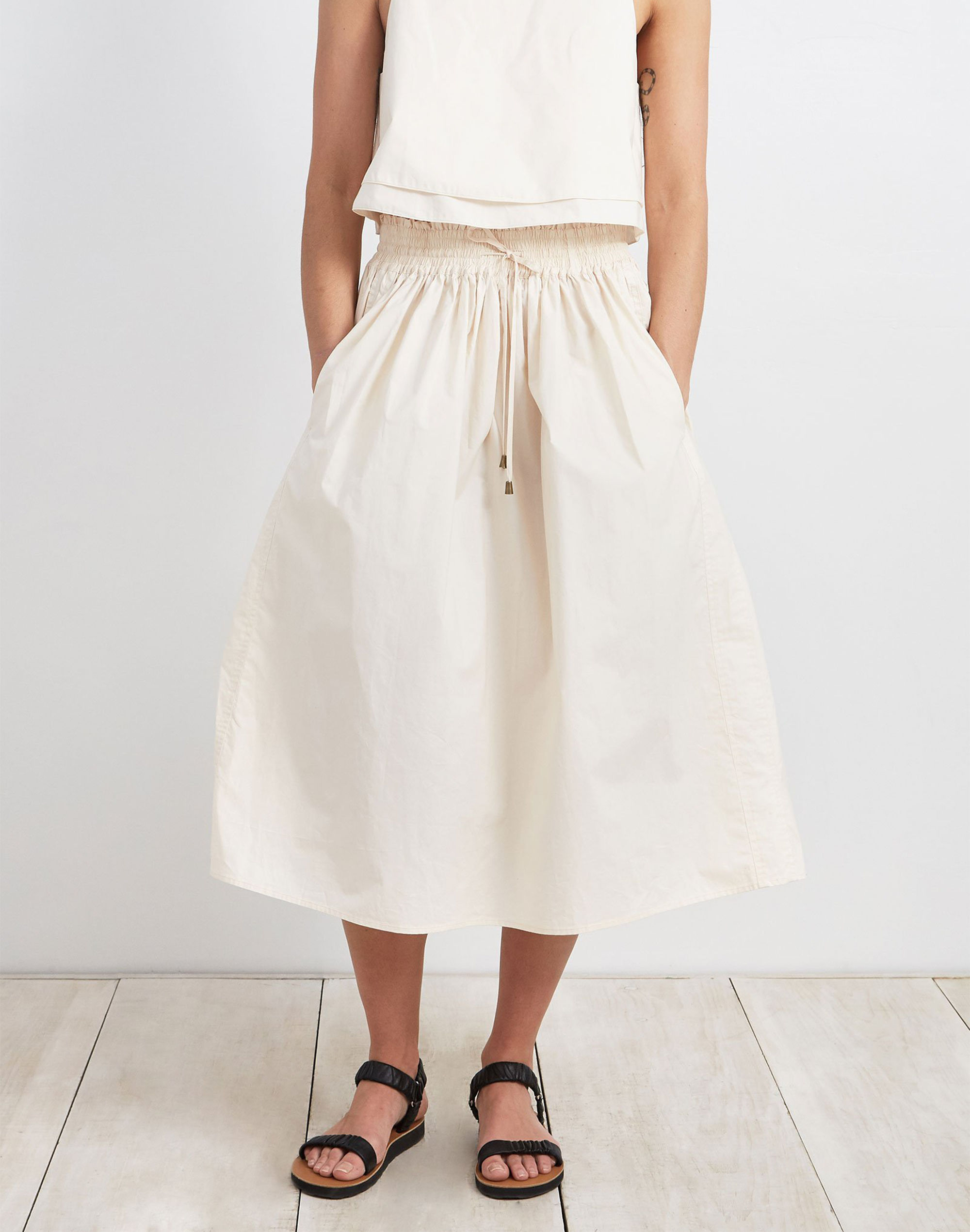 Apiece Apart&trade; Wabi Sabi Midi Skirt
