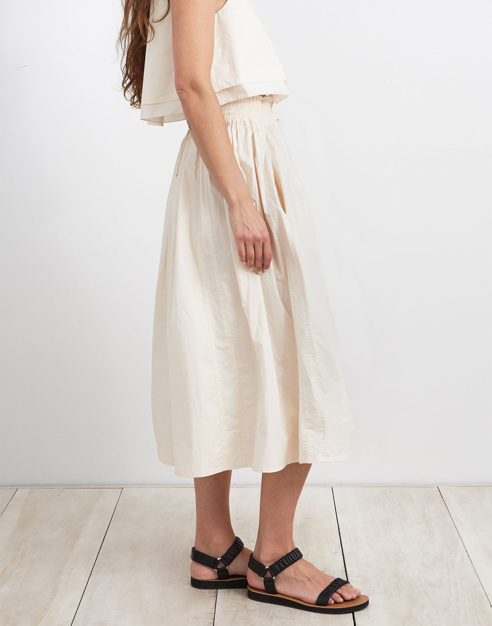 Apiece Apart&trade; Wabi Sabi Midi Skirt