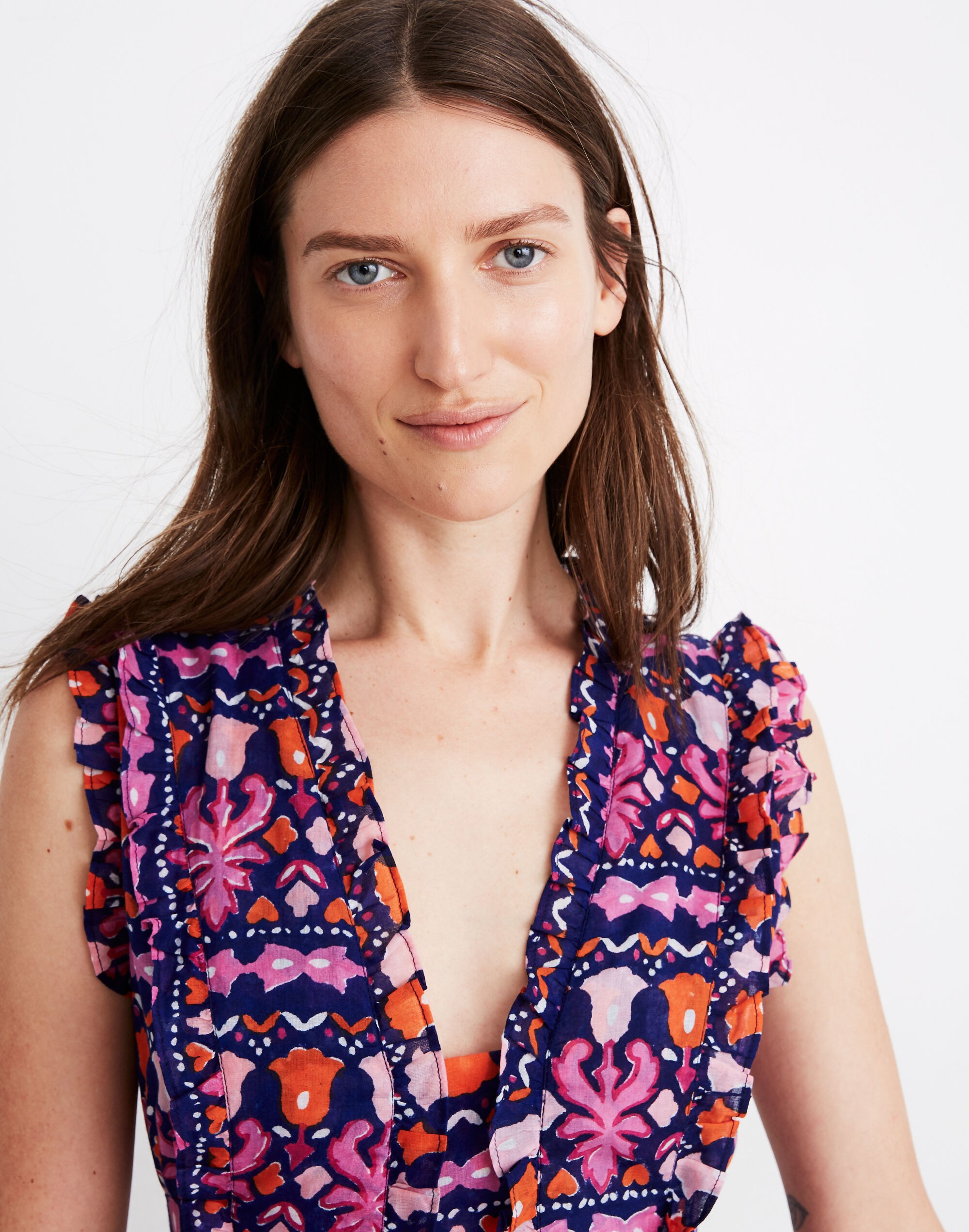 Banjanan Donna Ruffle Maxi Dress