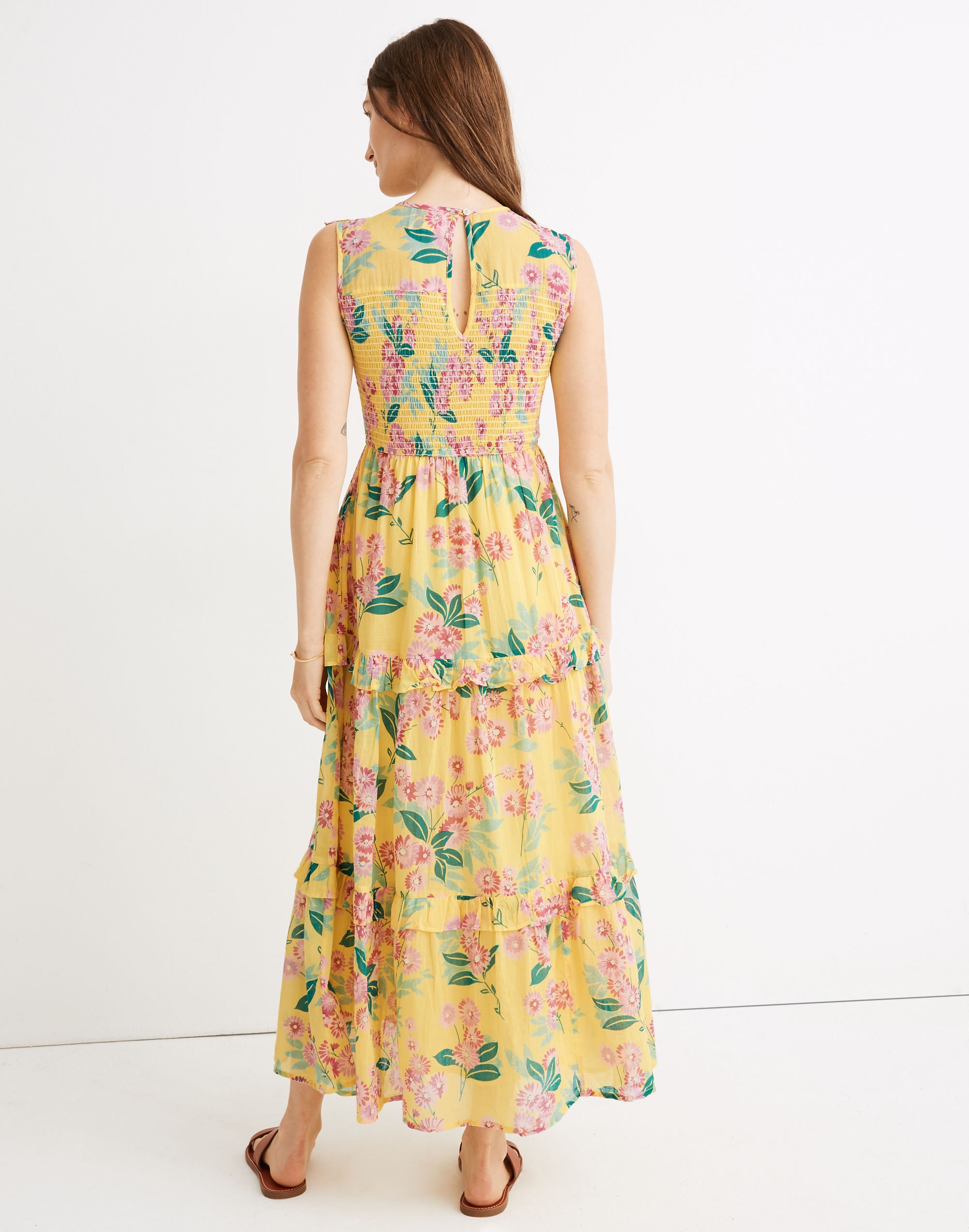 Banjanan Iris Smocked Midi Dress