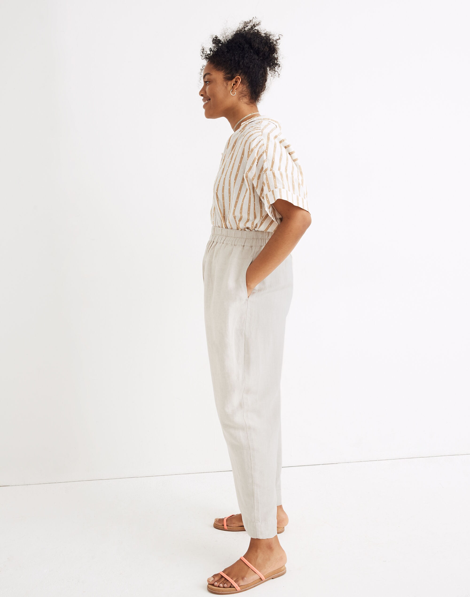 Petite Tapered Huston Pull-On Crop Pants
