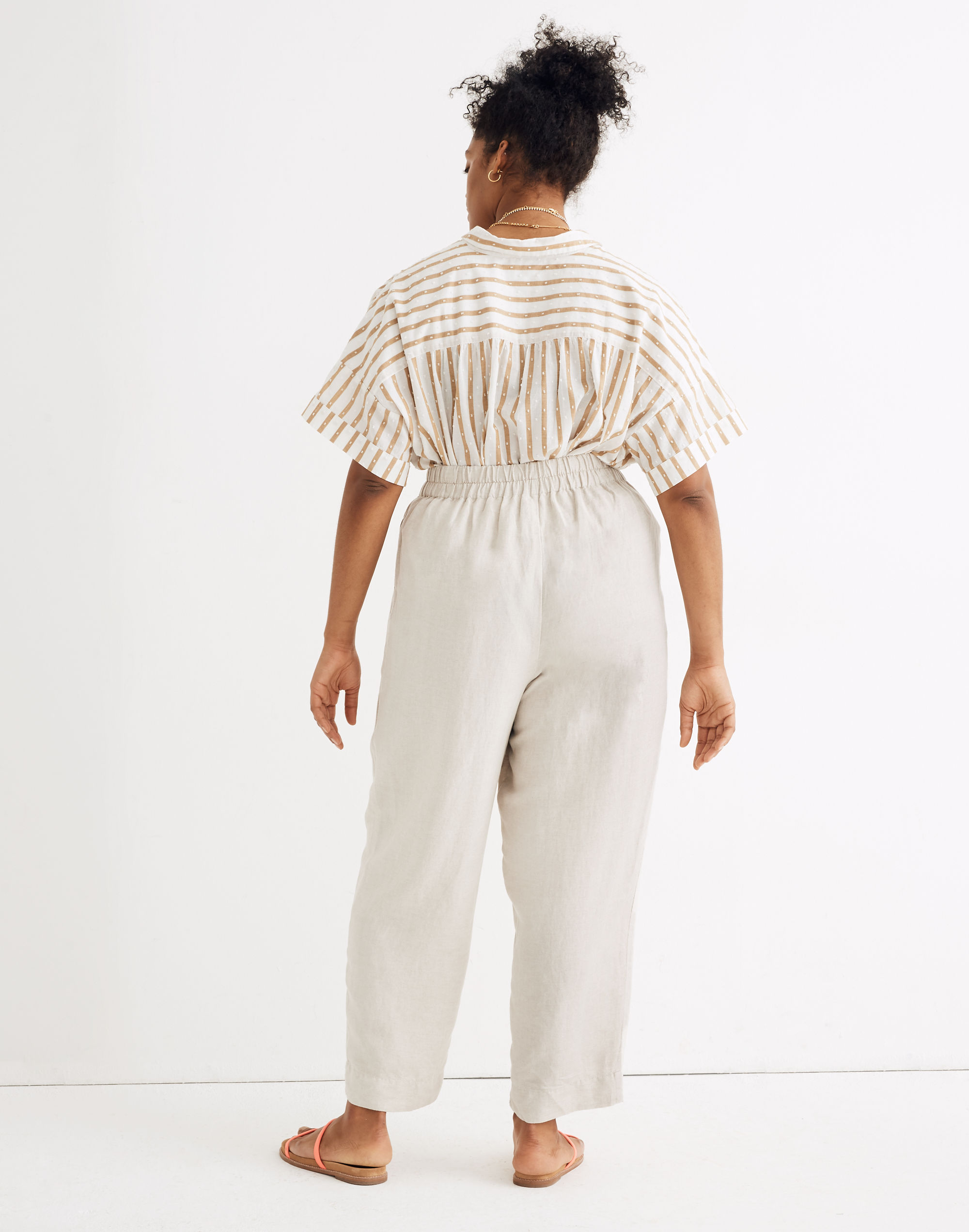 Petite Tapered Huston Pull-On Crop Pants