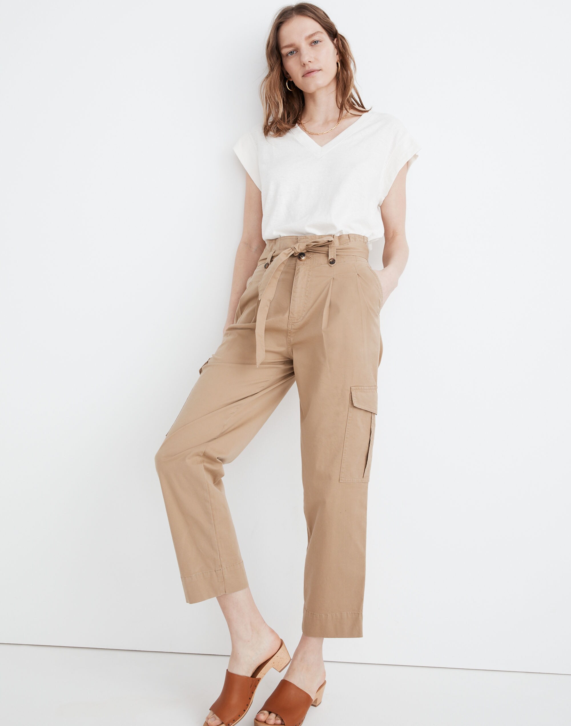 Cargo Paperbag Pants