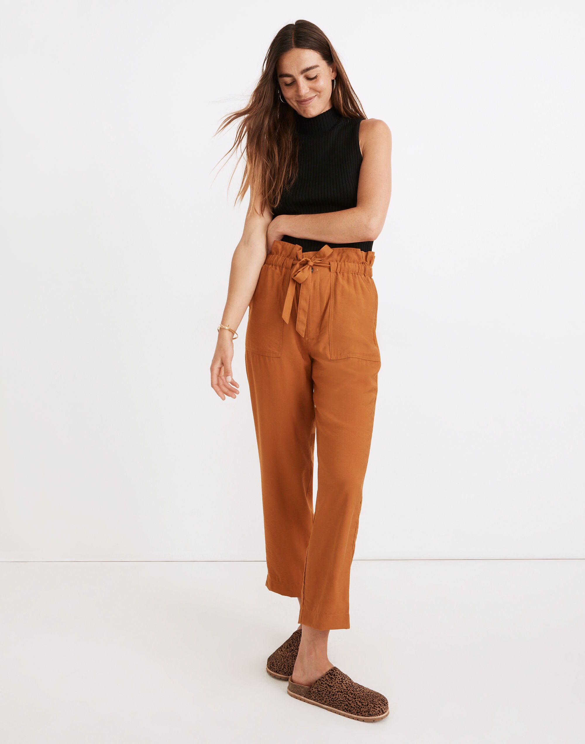 dunaway paperbag pants