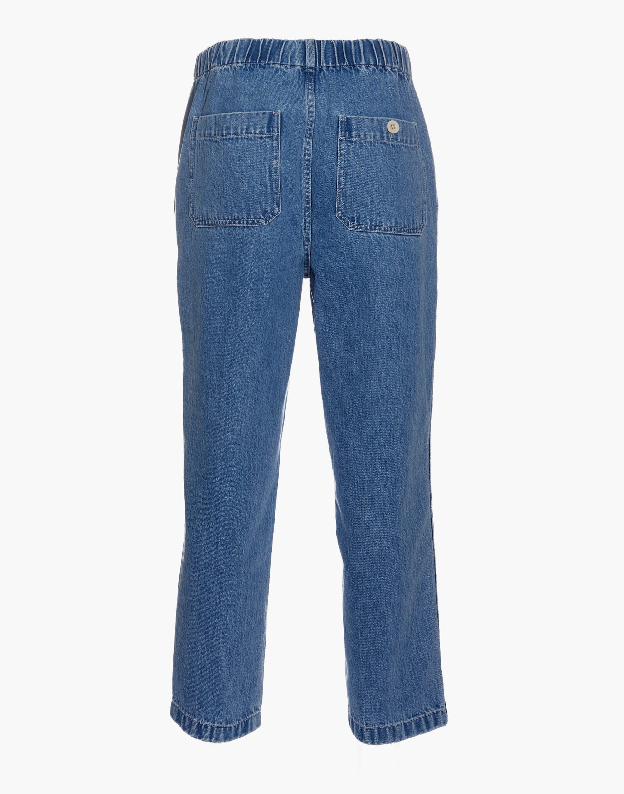 Drawstring Classic Straight Jeans