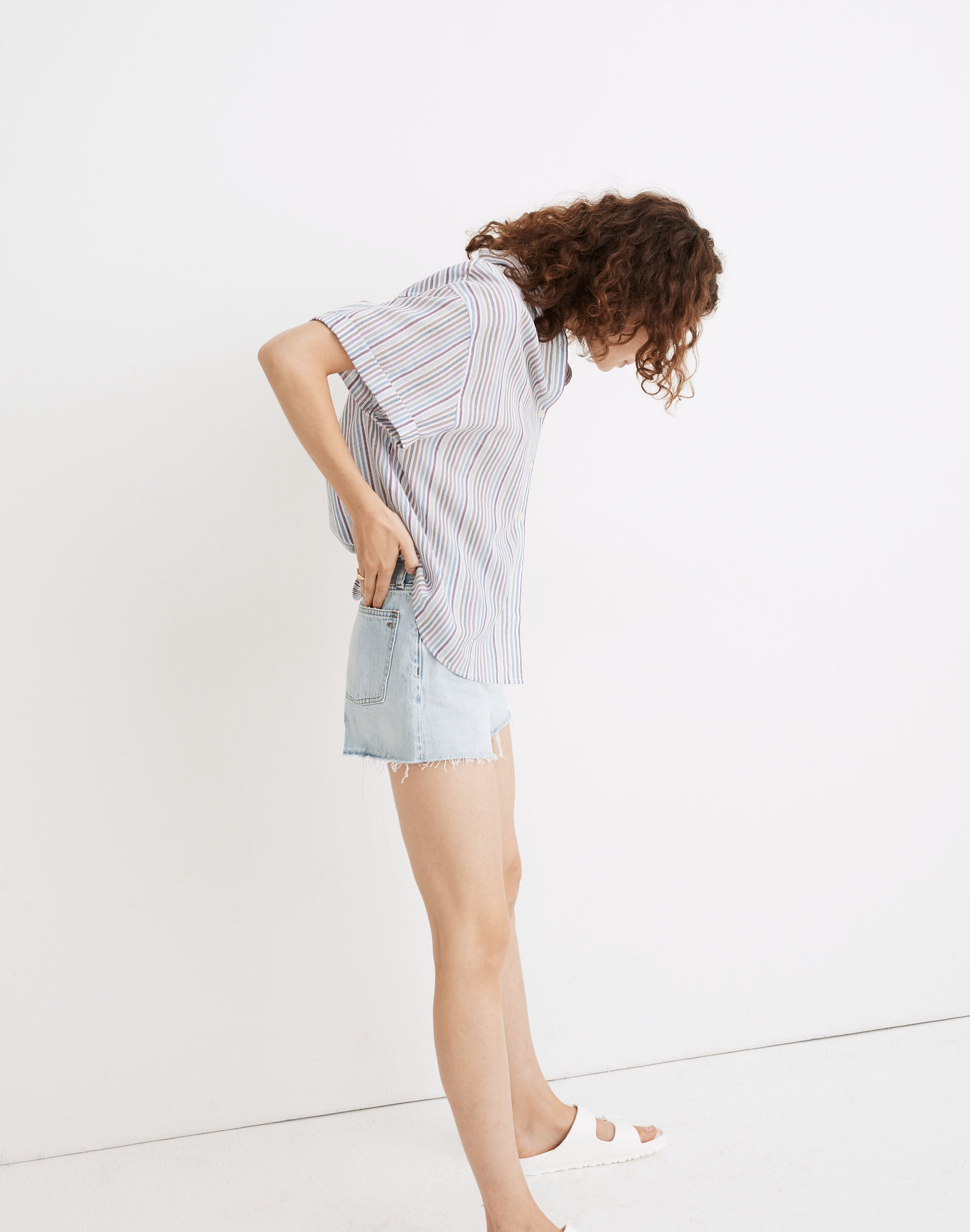 Chronicle Shirt in Rainbow Stripe