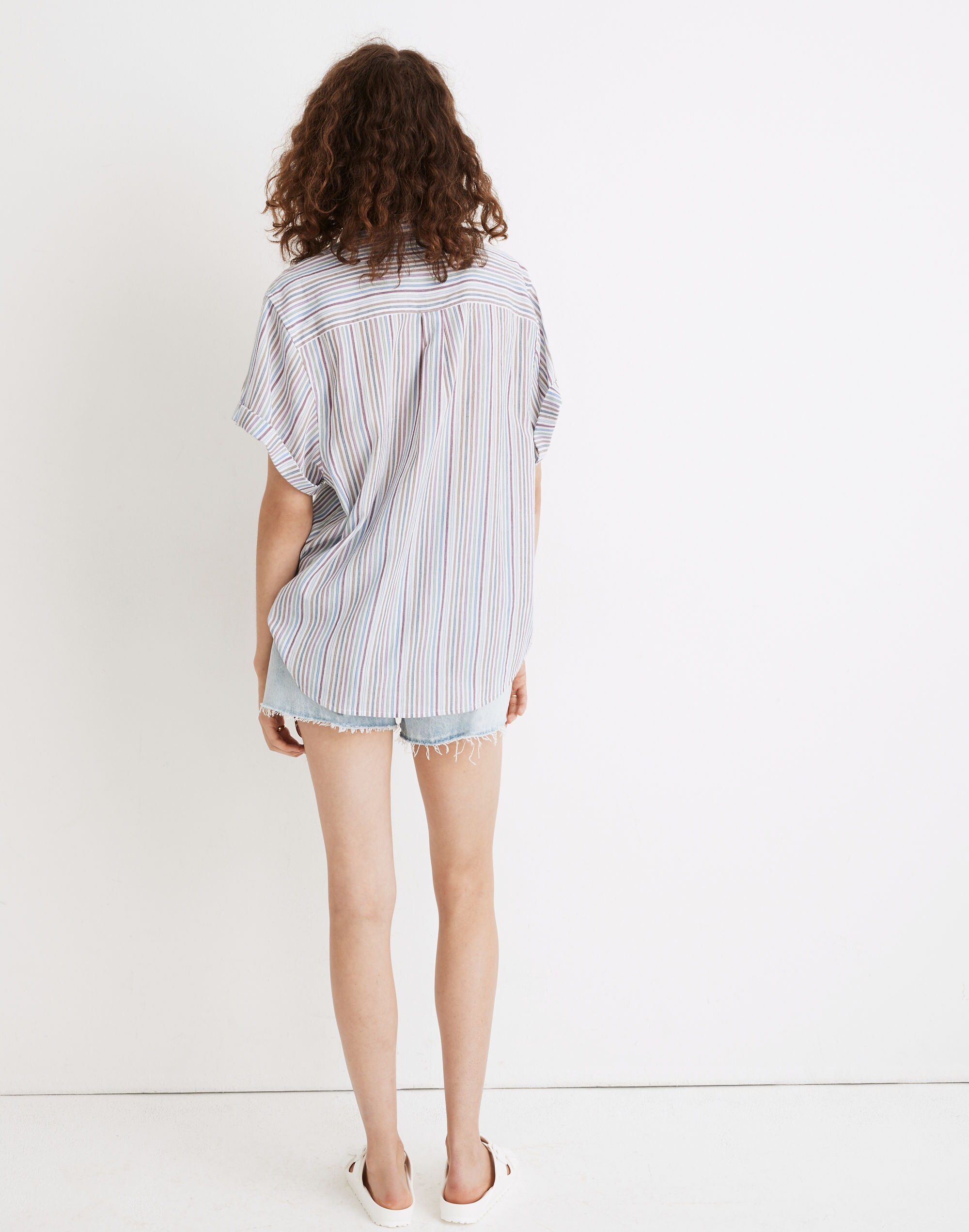 Chronicle Shirt in Rainbow Stripe